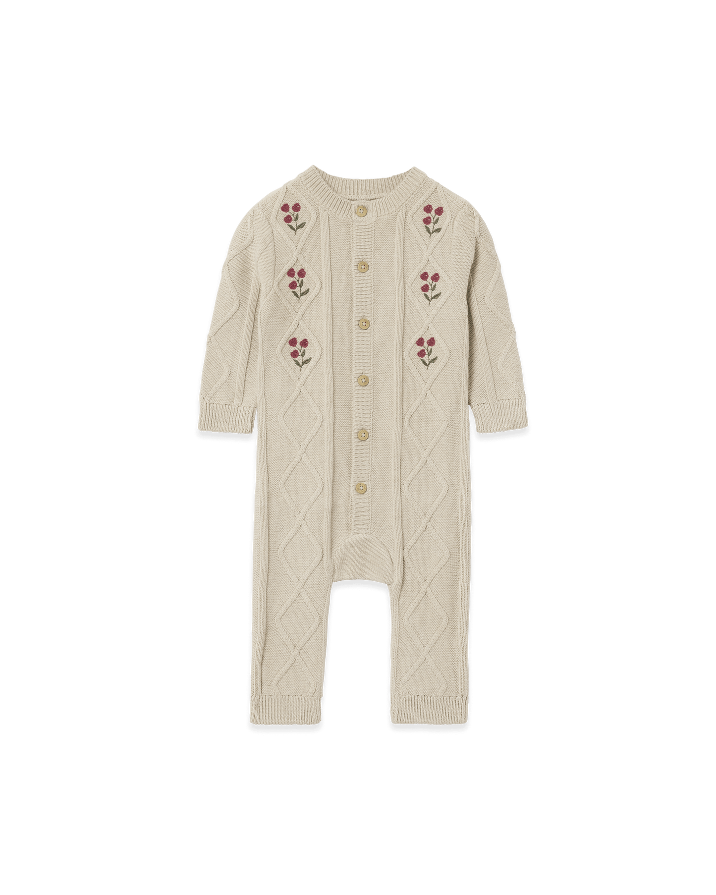 Embroidery Knitted Onesie