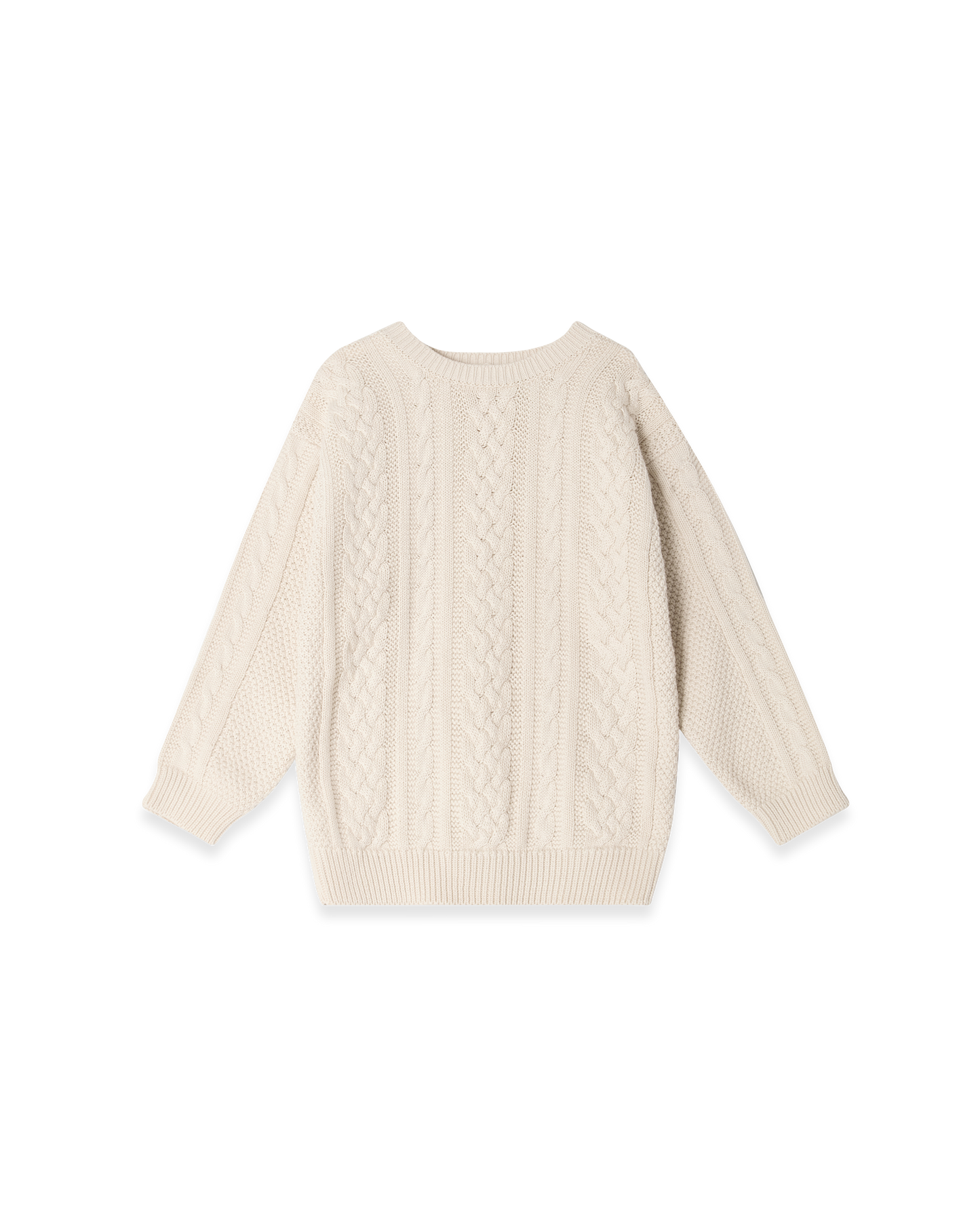 Knitted Cable Sweatshirt
