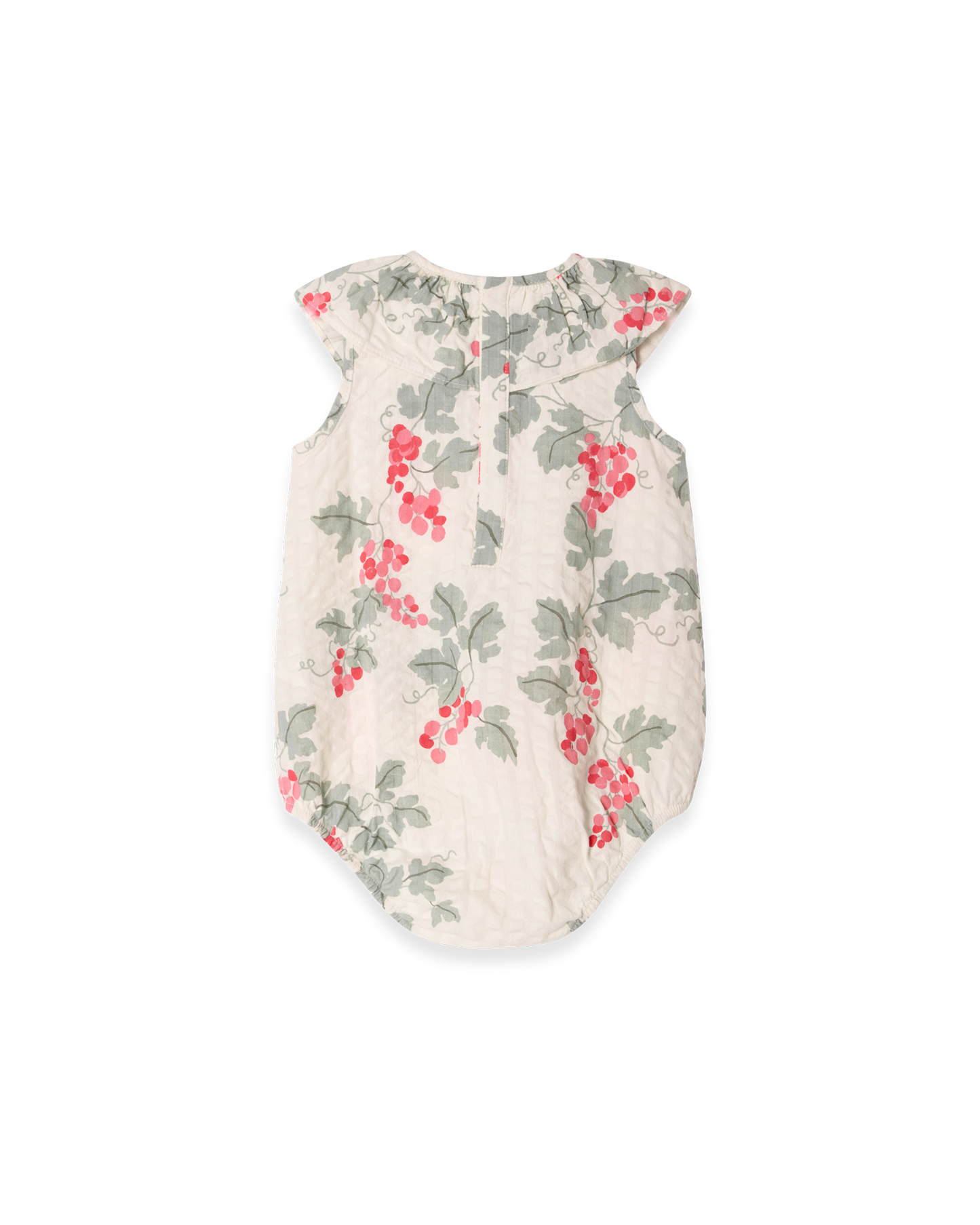 Seersucker Collar Romper