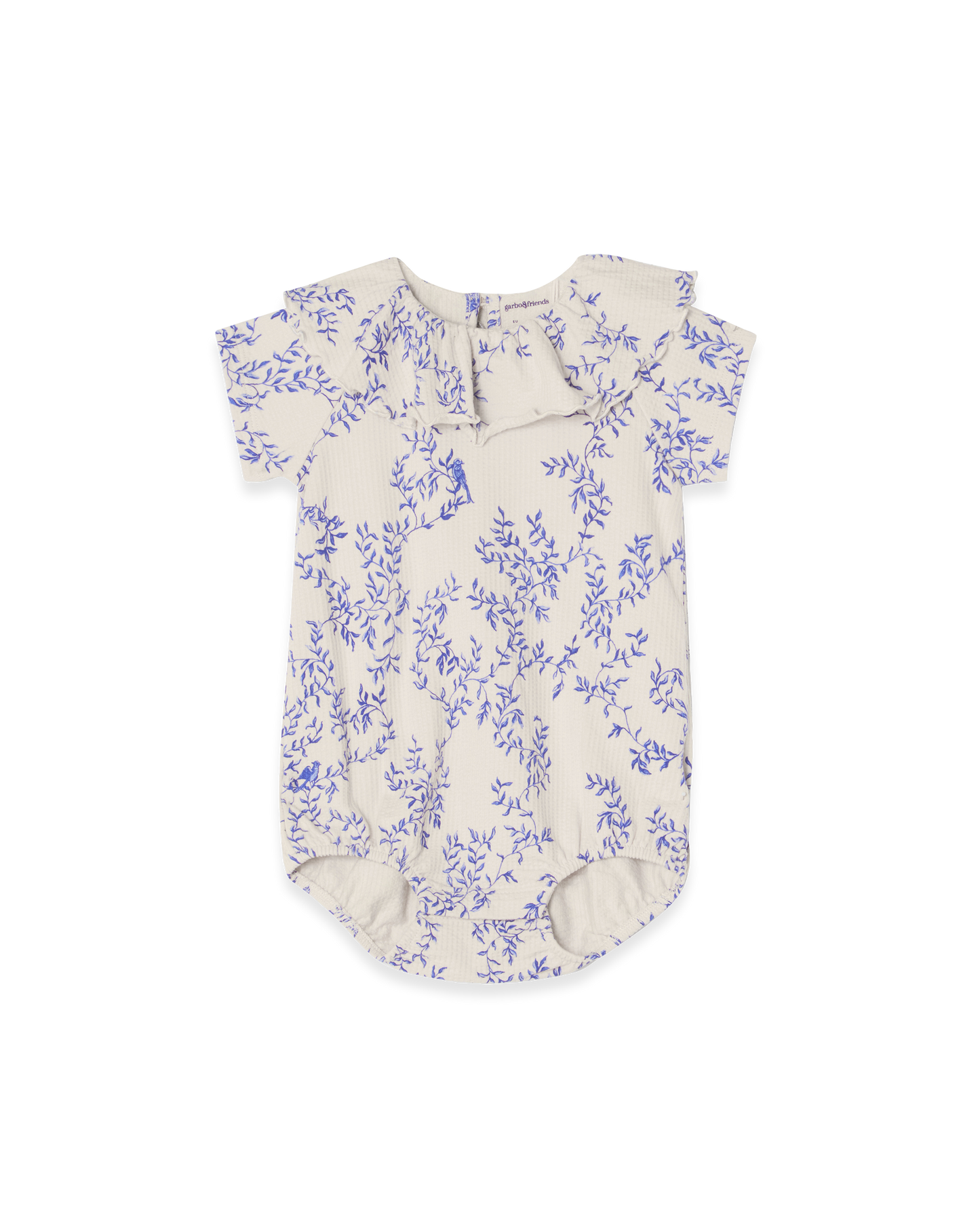 Structured Jersey Collar Romper