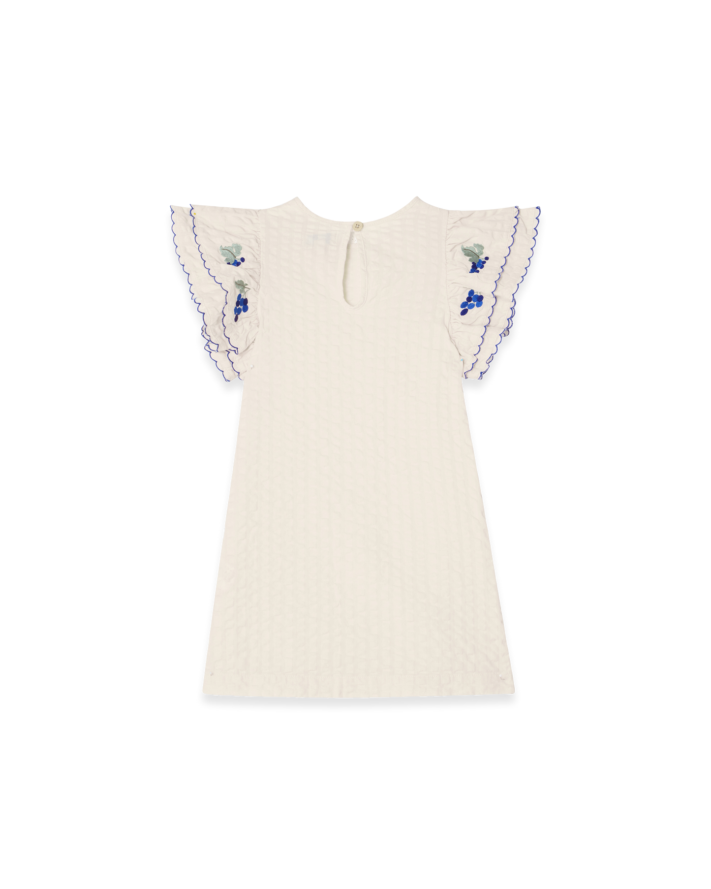 Seersucker Frill Dress