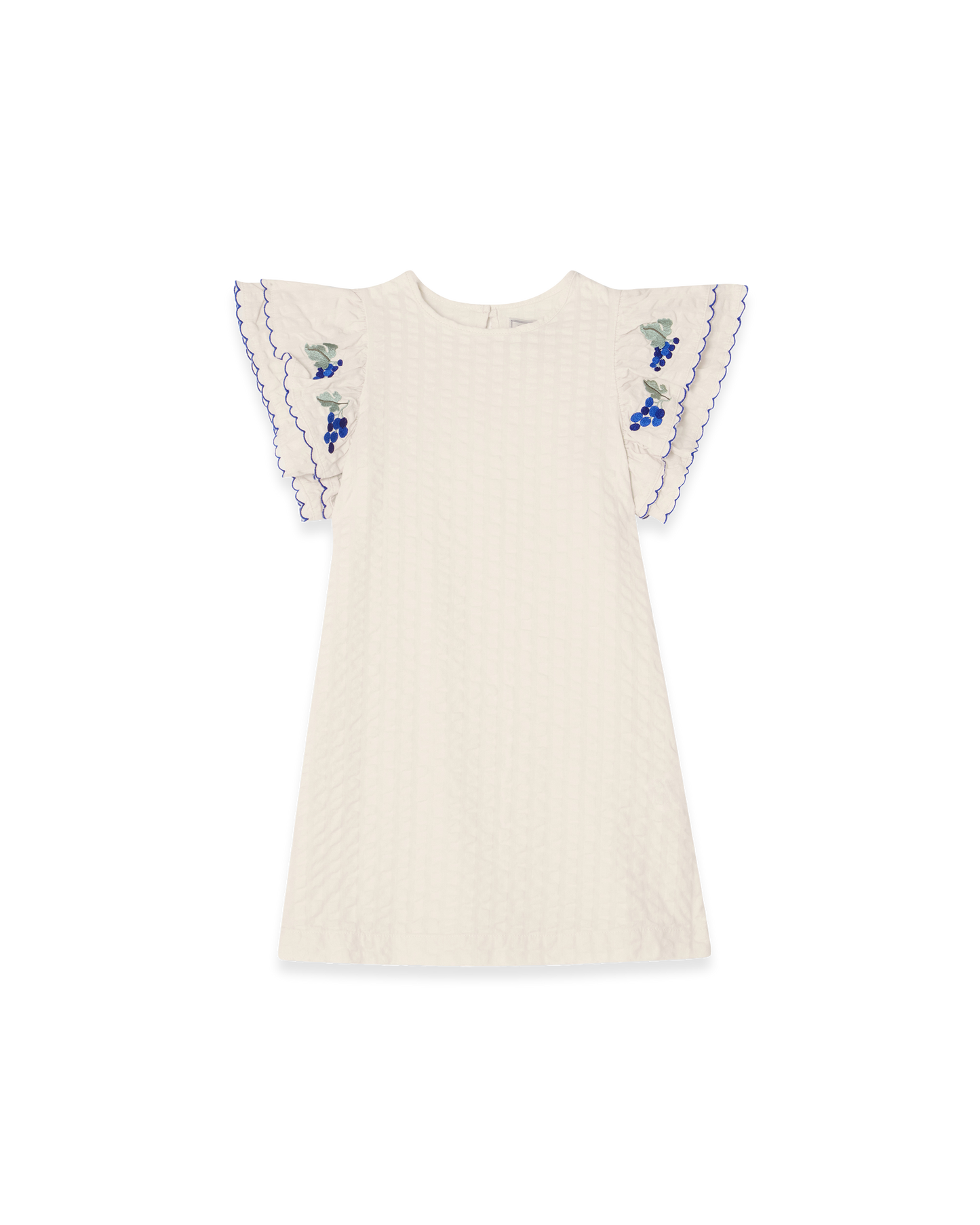 Seersucker Frill Dress