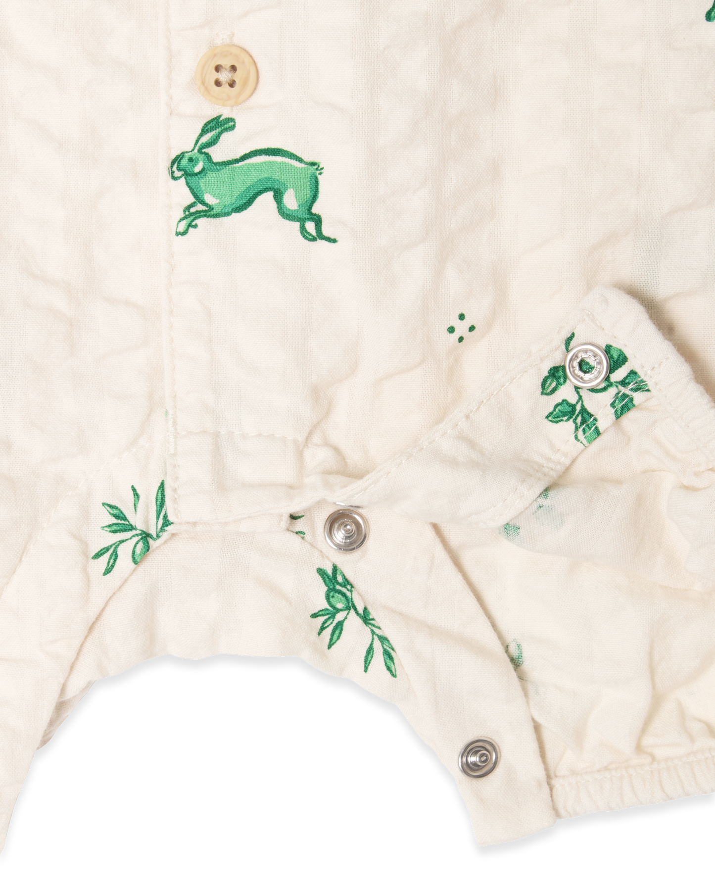 Seersucker Shirt Onesie
