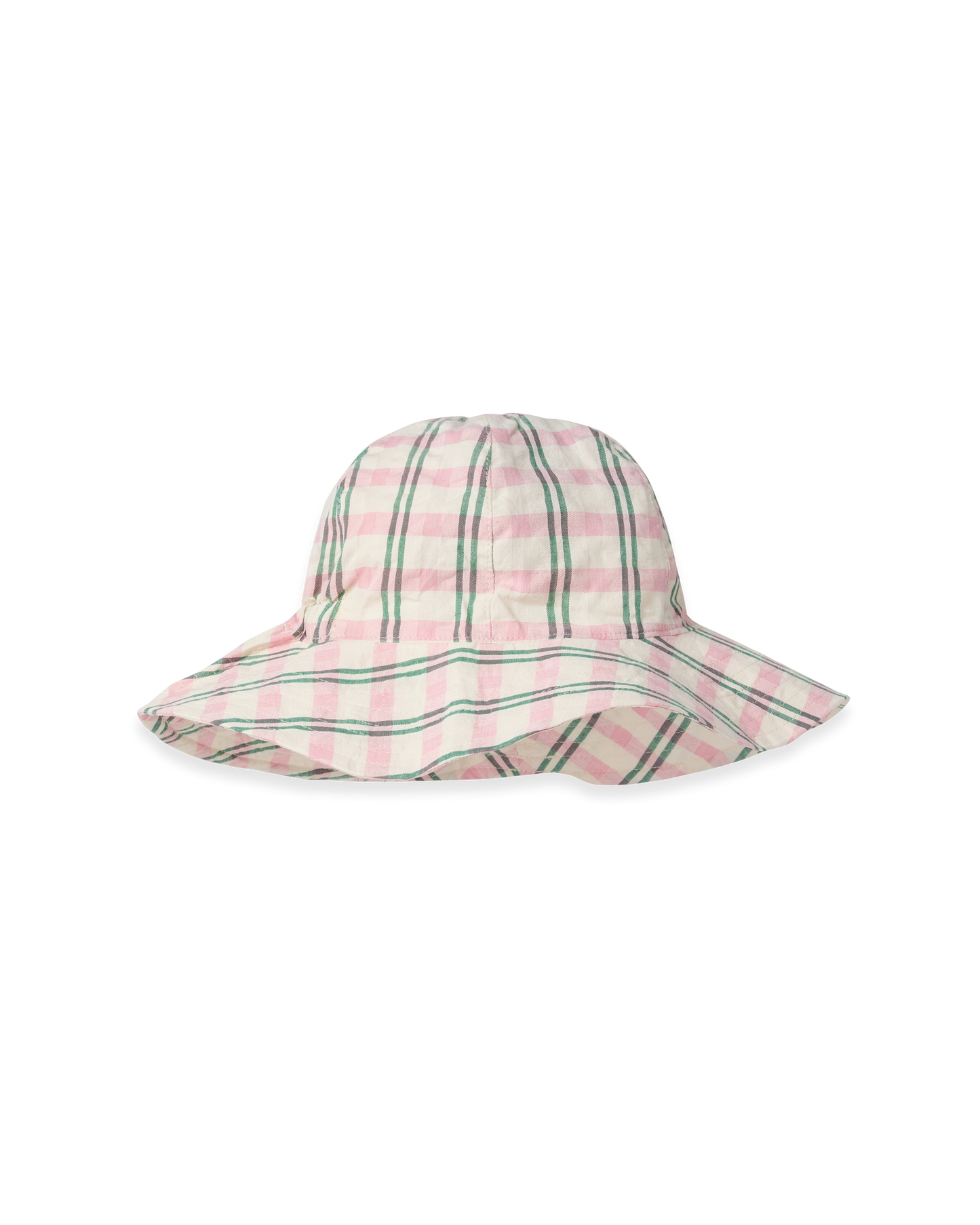 Seersucker Sun Hat