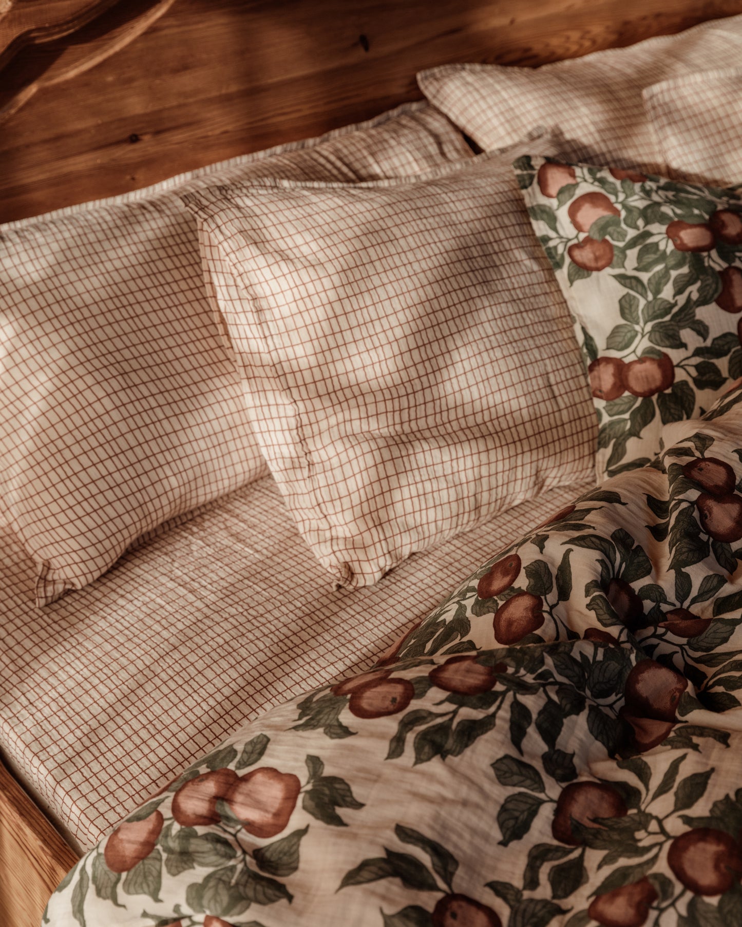 Muslin Fitted Sheet Double