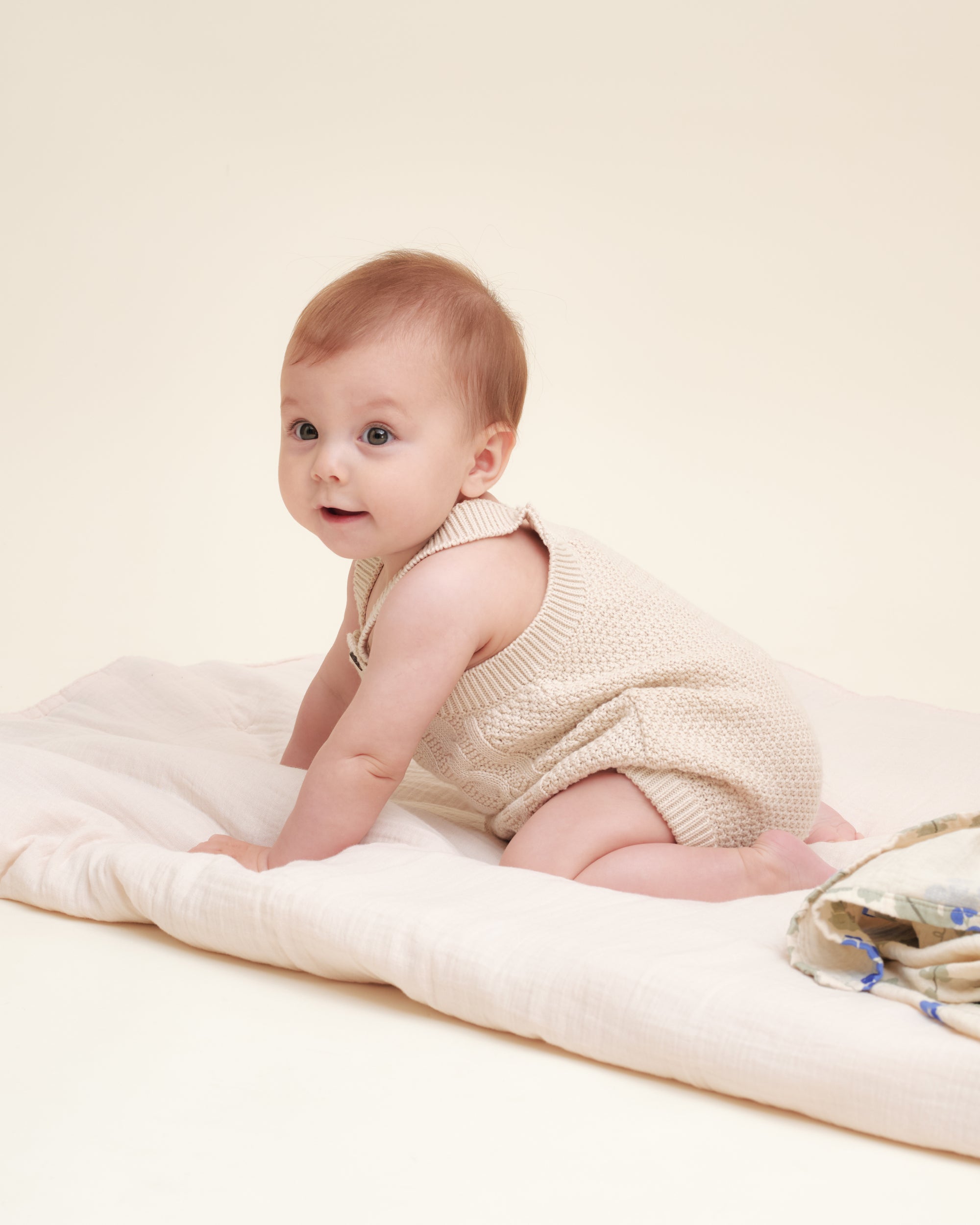 Knitted Cable Romper