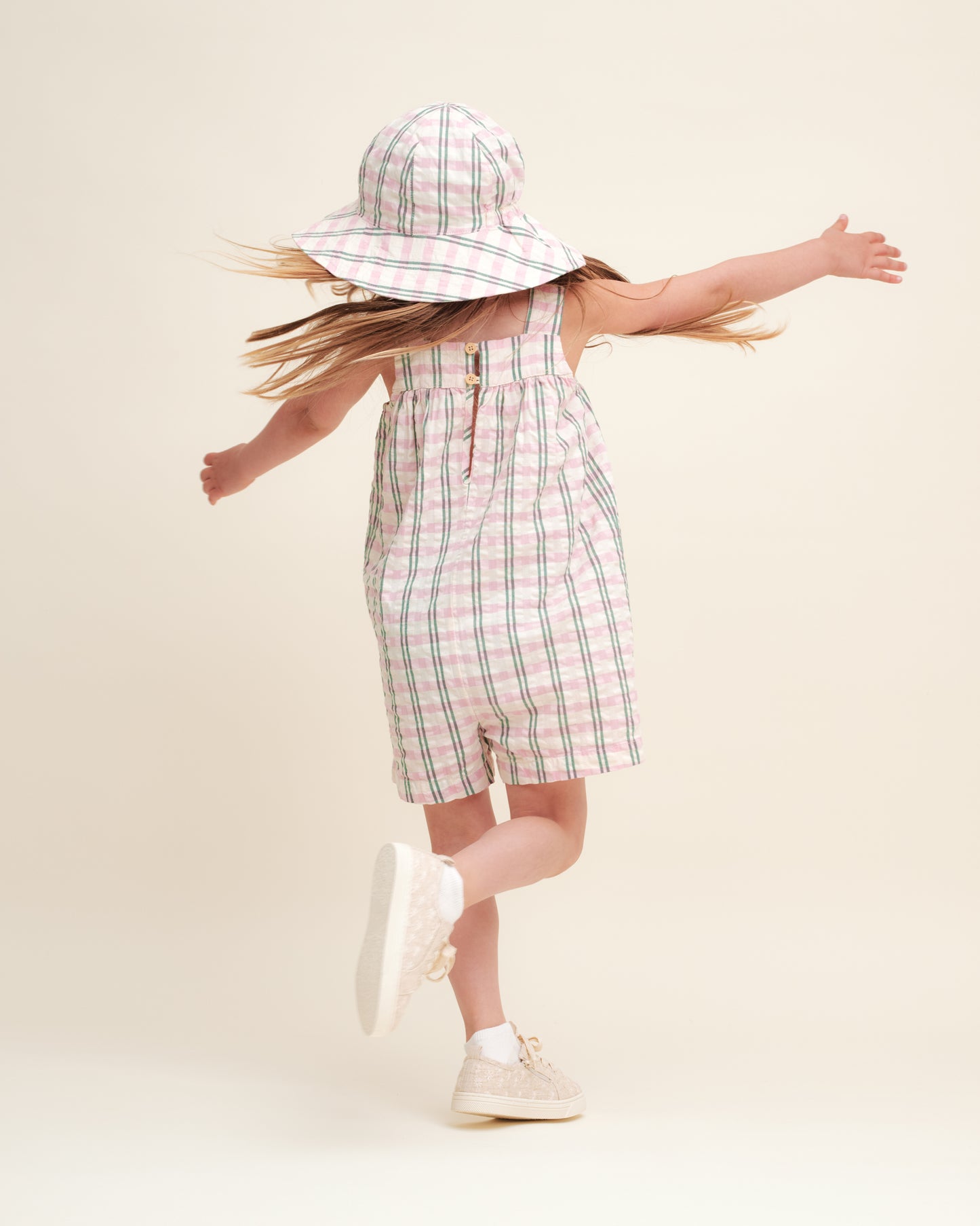 Seersucker Sun Hat