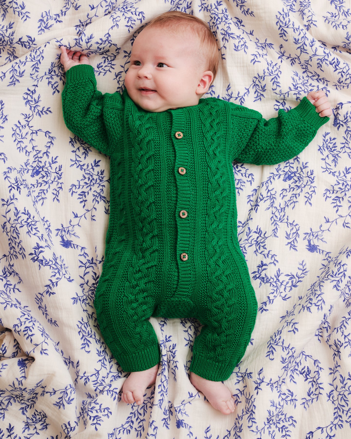 Knitted Cable Onesie