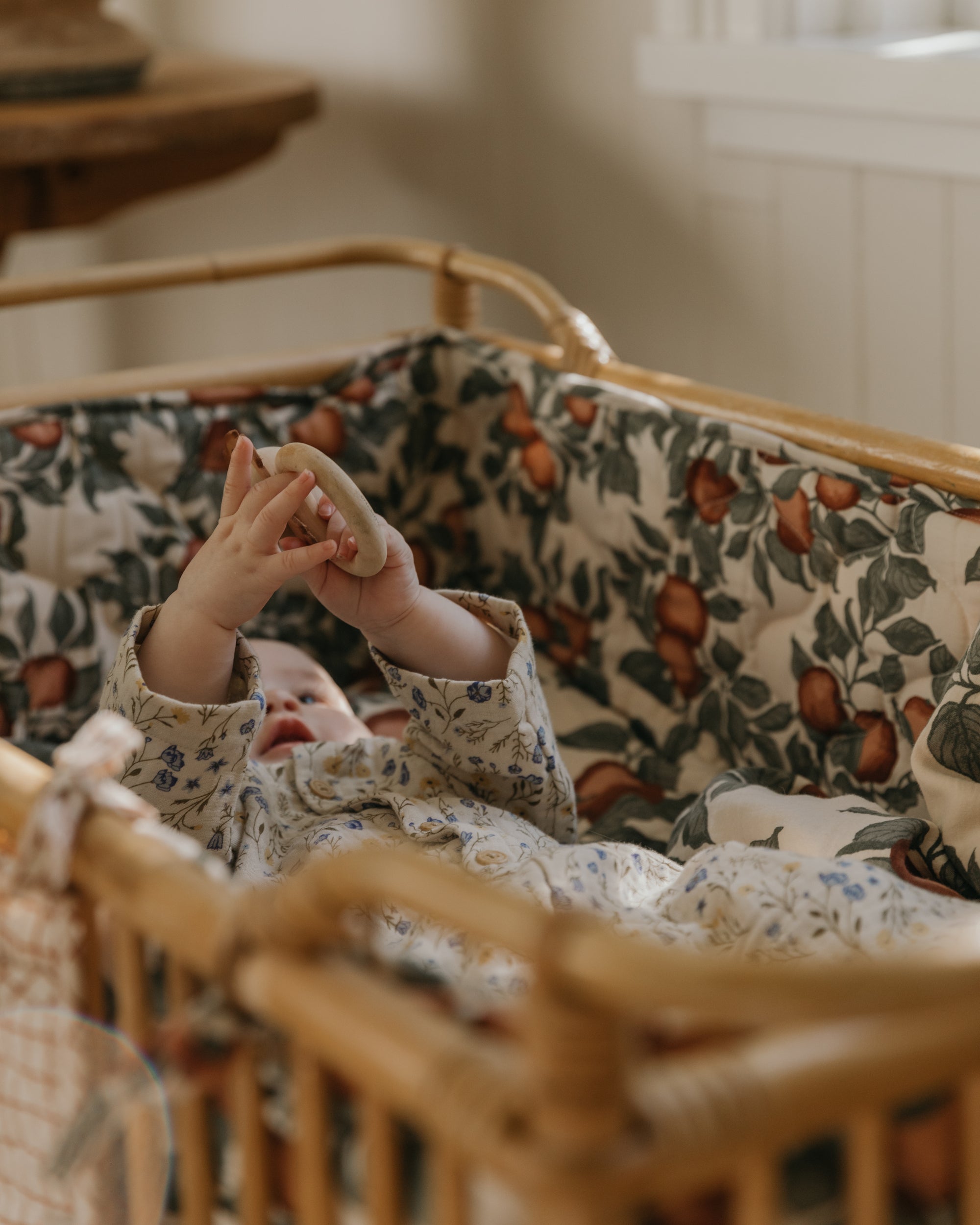 Satin Quilted Crib Bumper