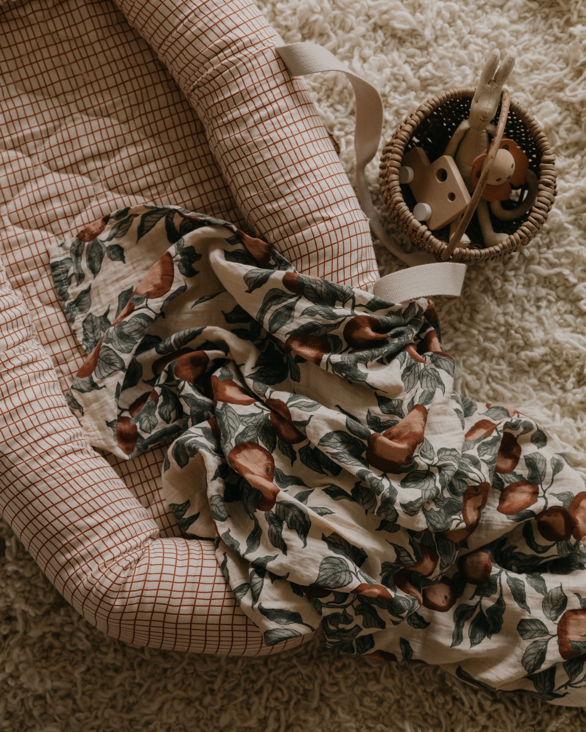  Image of Muslin Swaddle Blanket