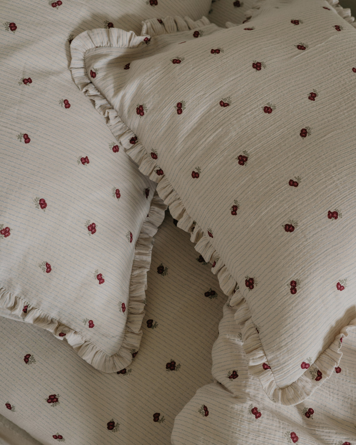 Muslin Frill Pillowcase