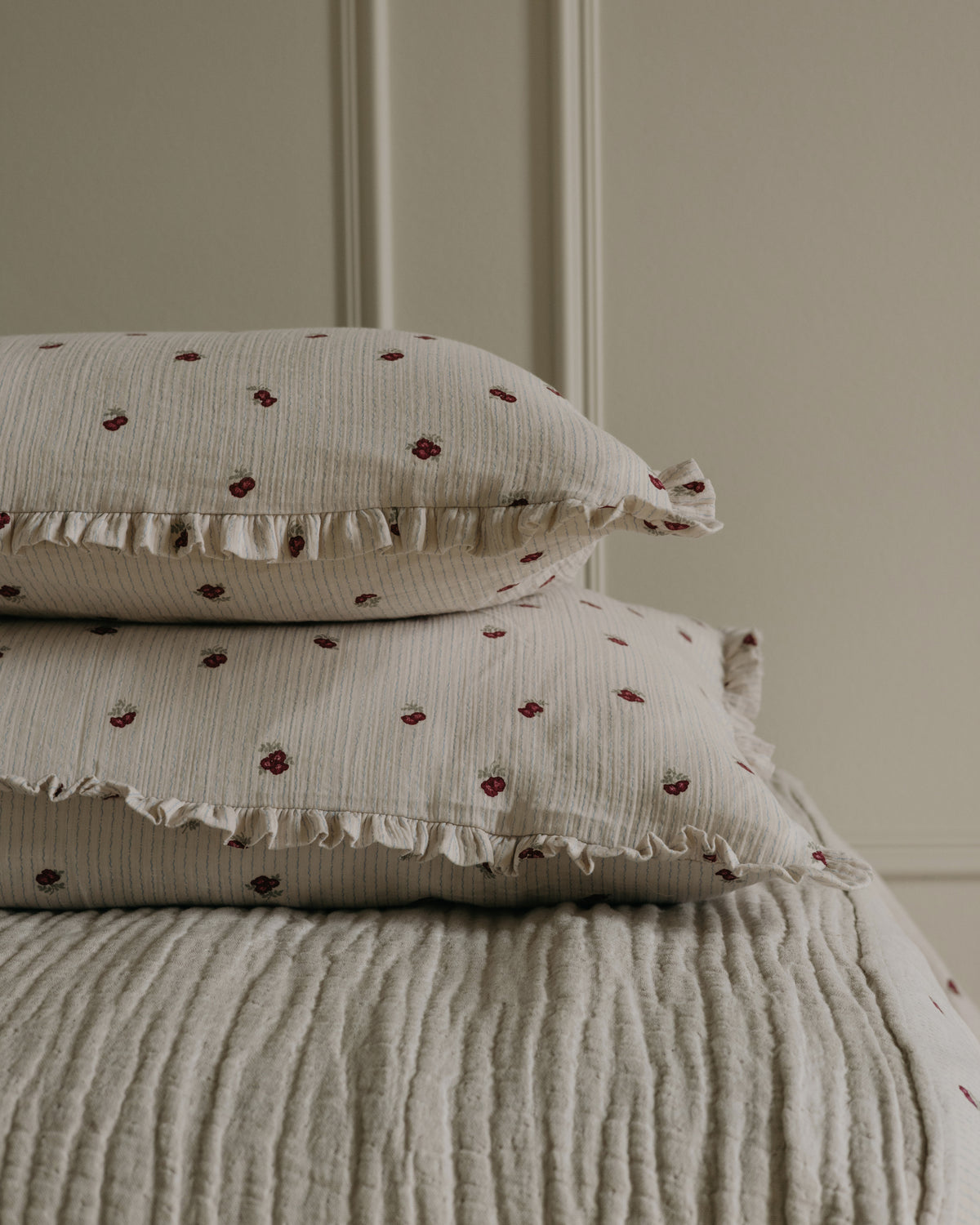 Muslin Frill Pillowcase