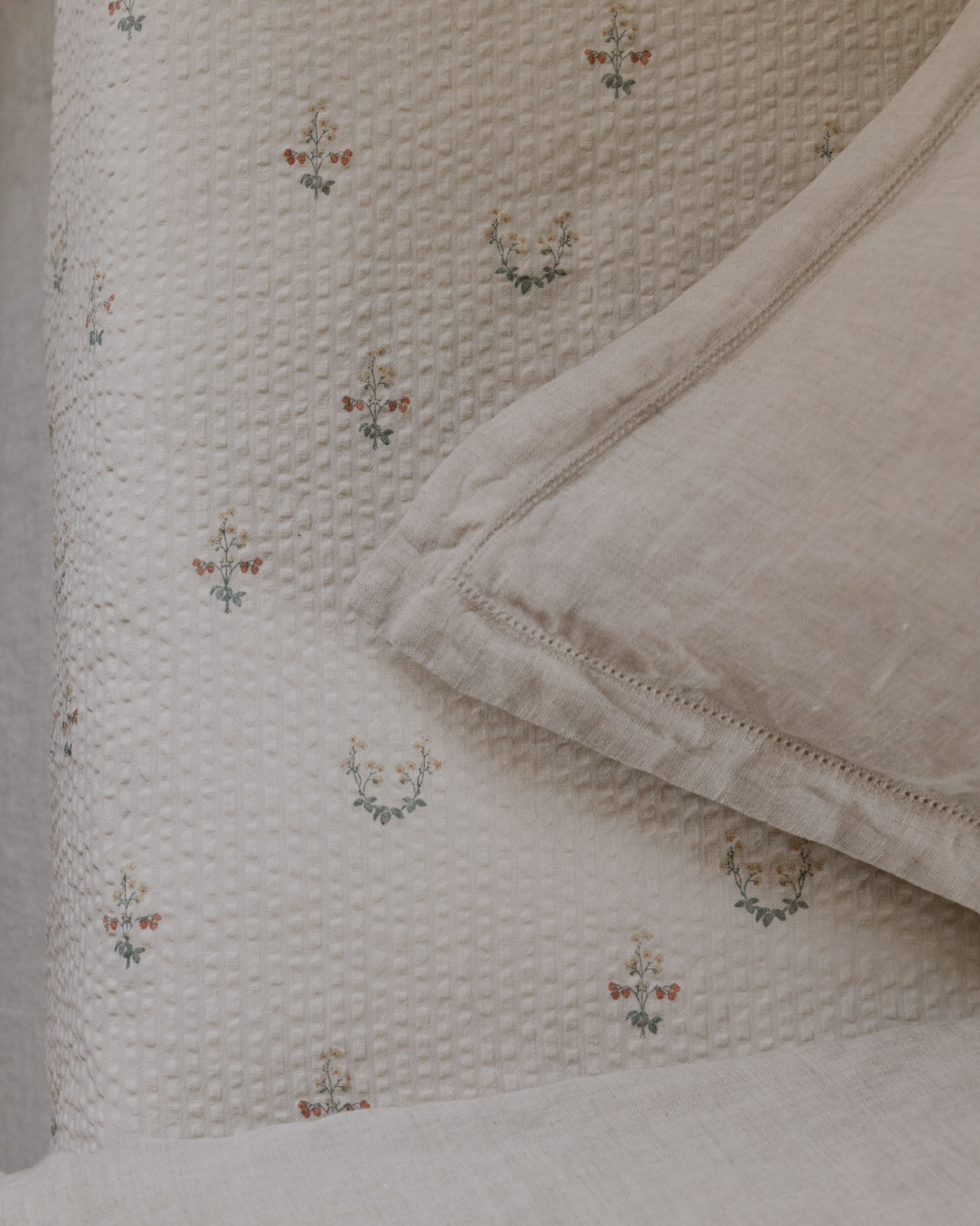 Hemstitched Linen Pillowcase