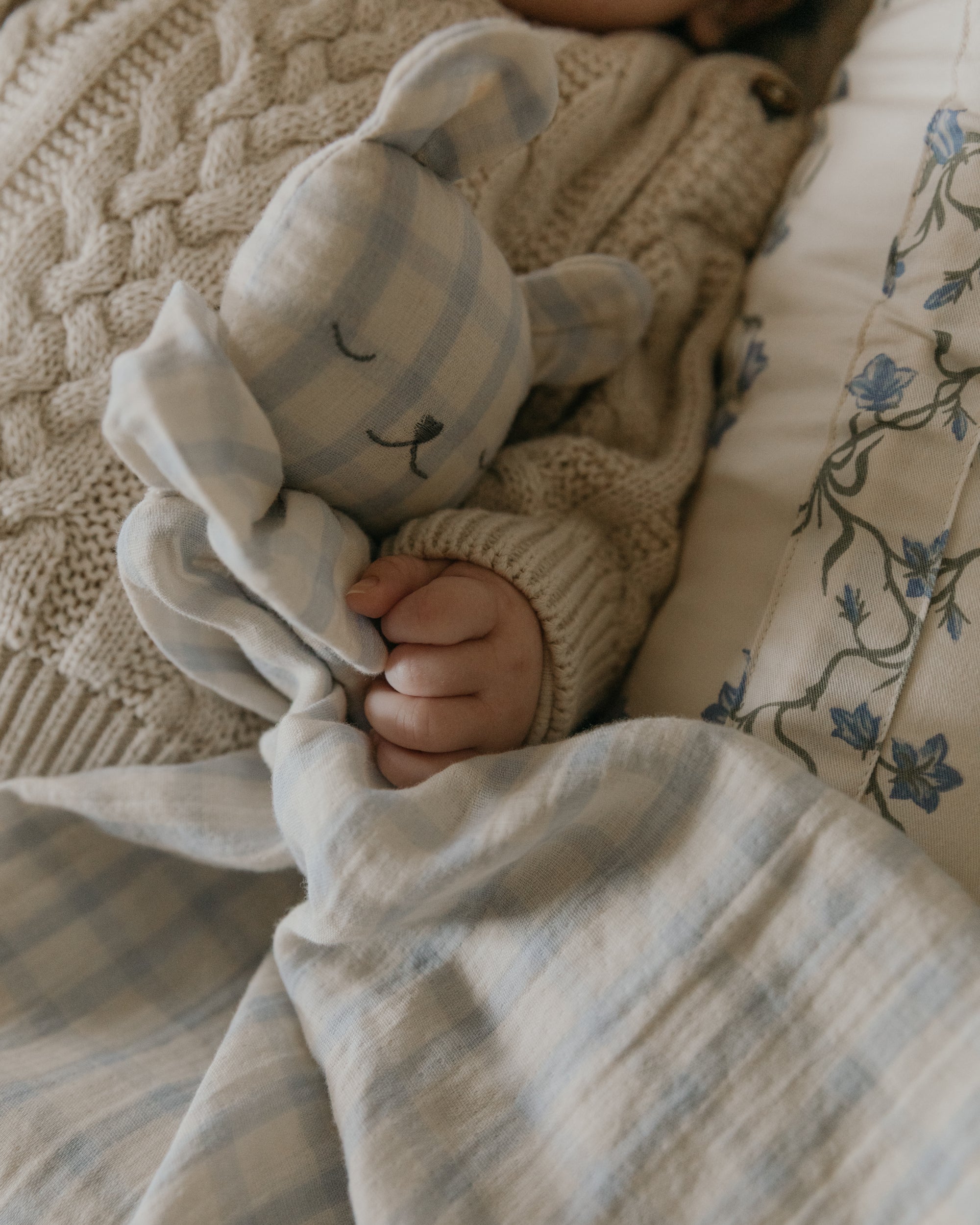 Muslin Bear Cuddle Cloth