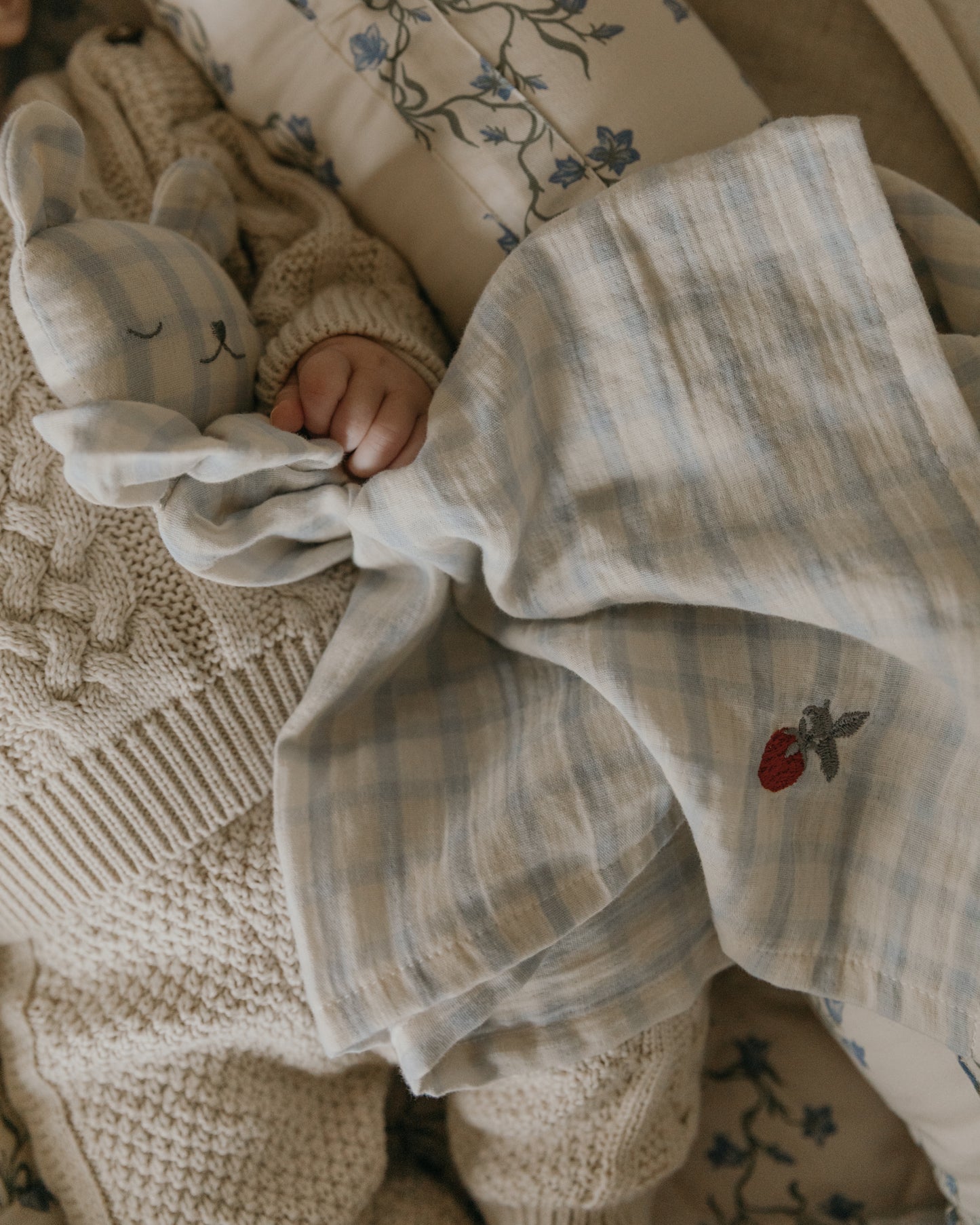 Muslin Bear Cuddle Cloth