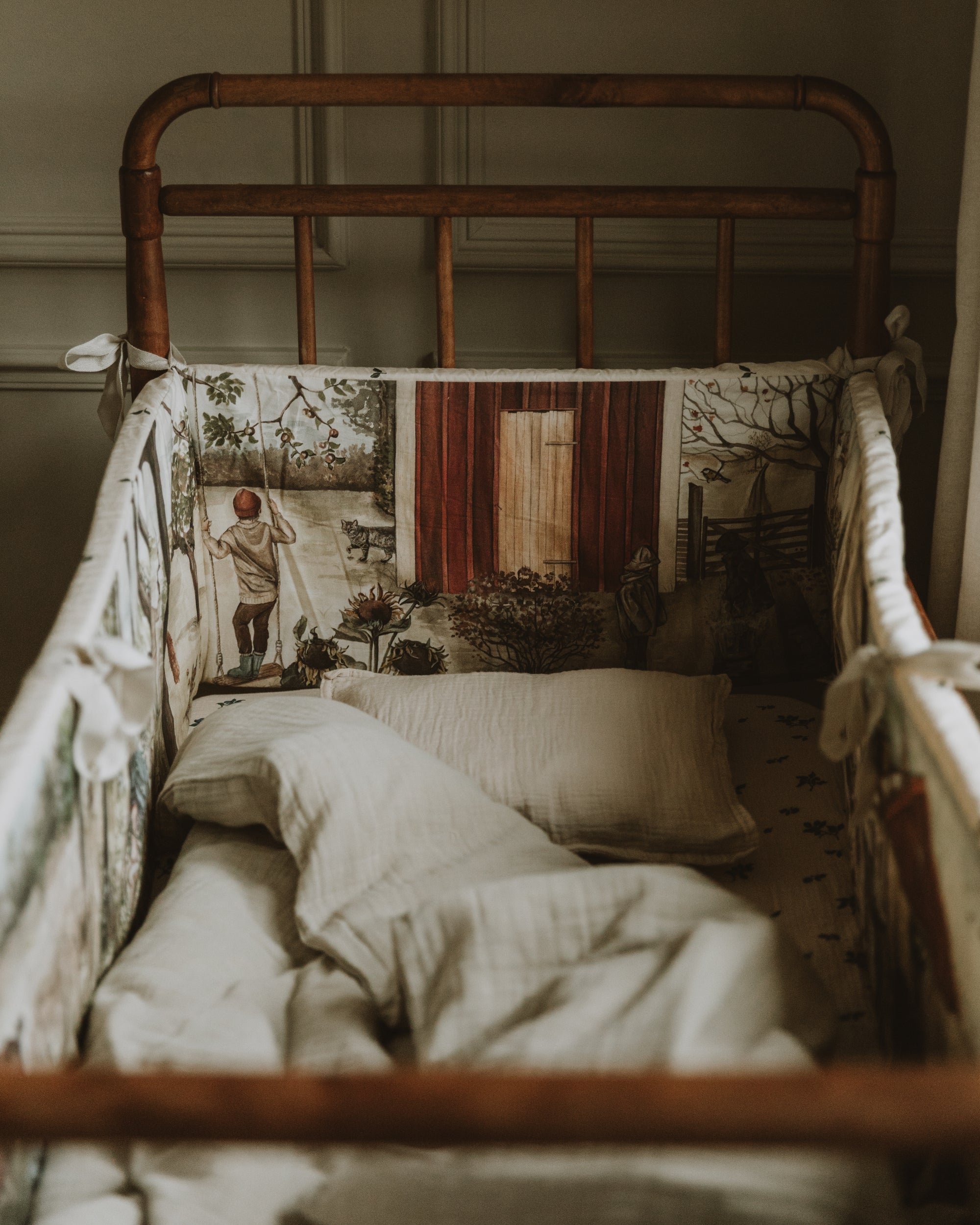  Image of Muslin Bed Set Baby