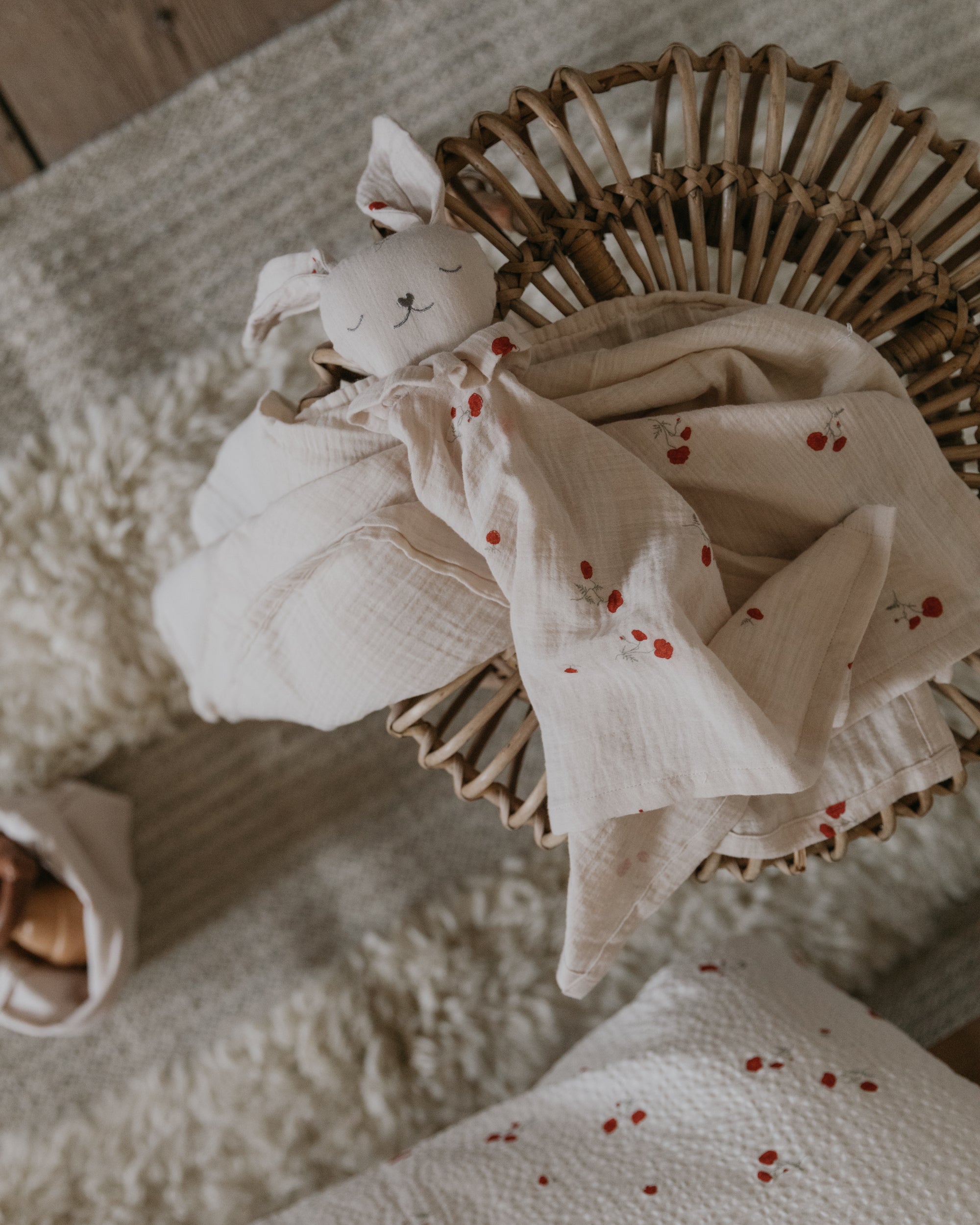 Muslin Kanin Snuttefilt