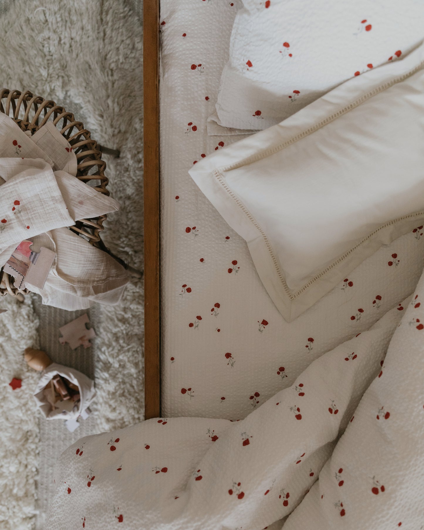 Seersucker Fitted Sheet Junior