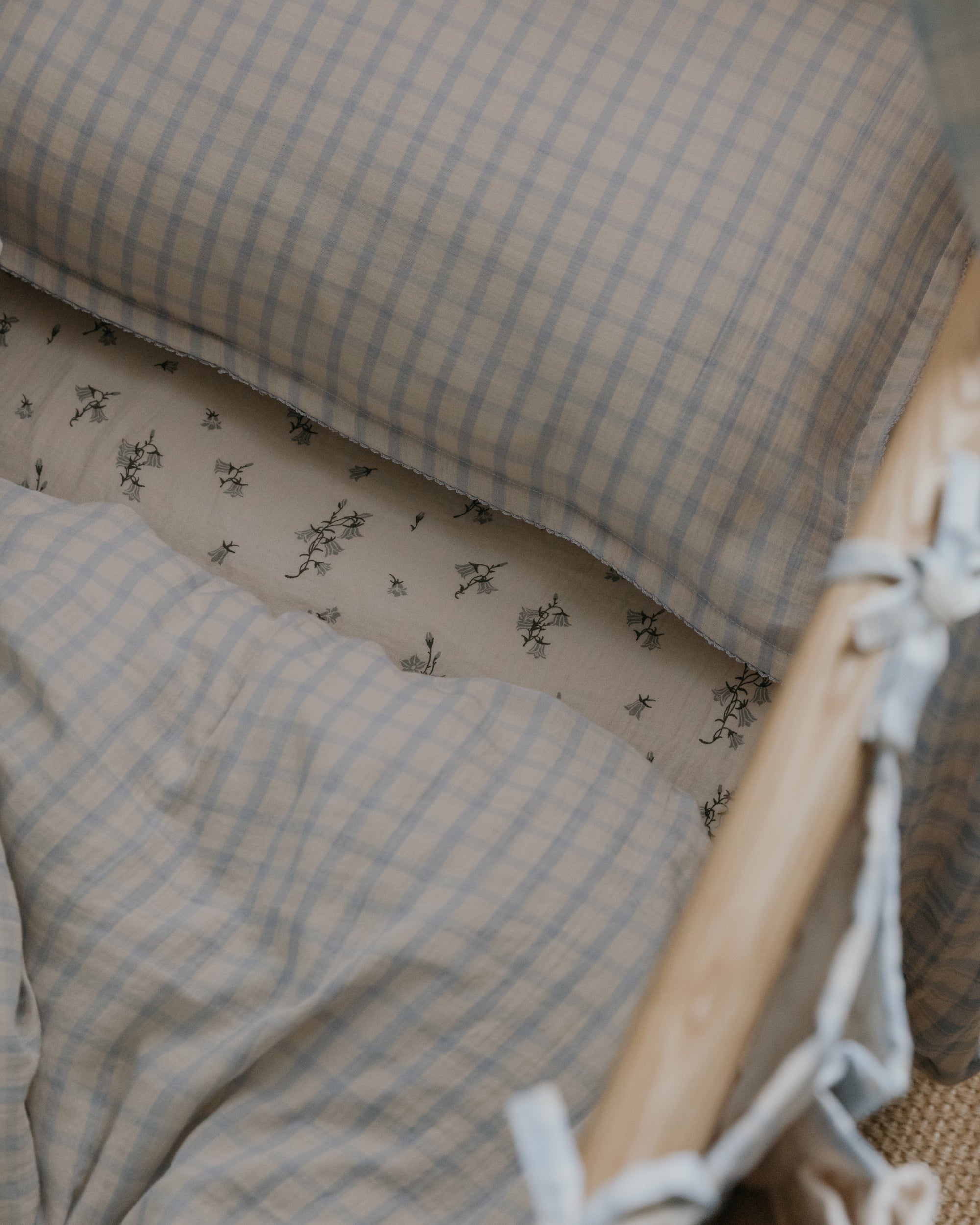 Muslin Fitted Sheet Junior