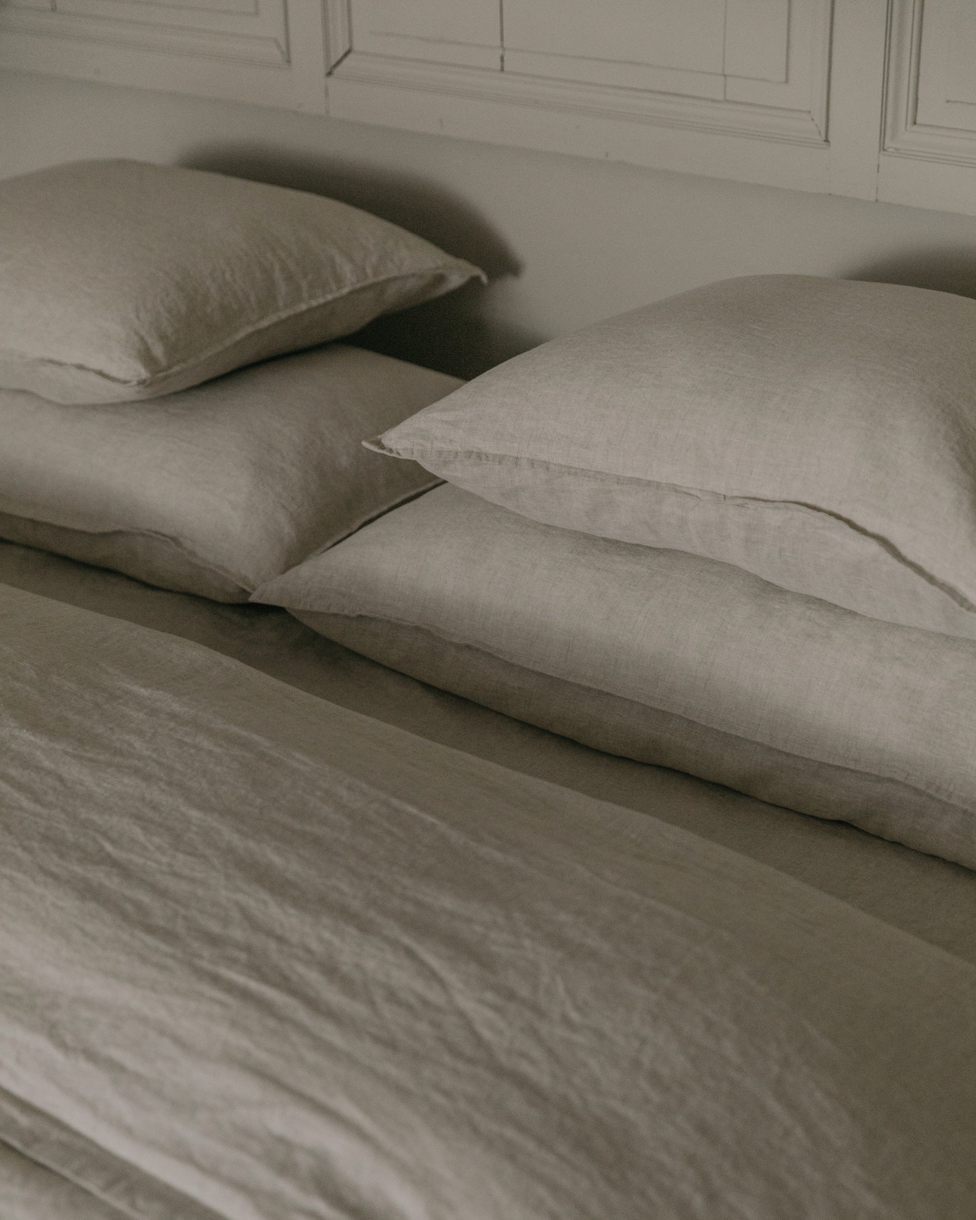 Embroidered Linen Pillowcase