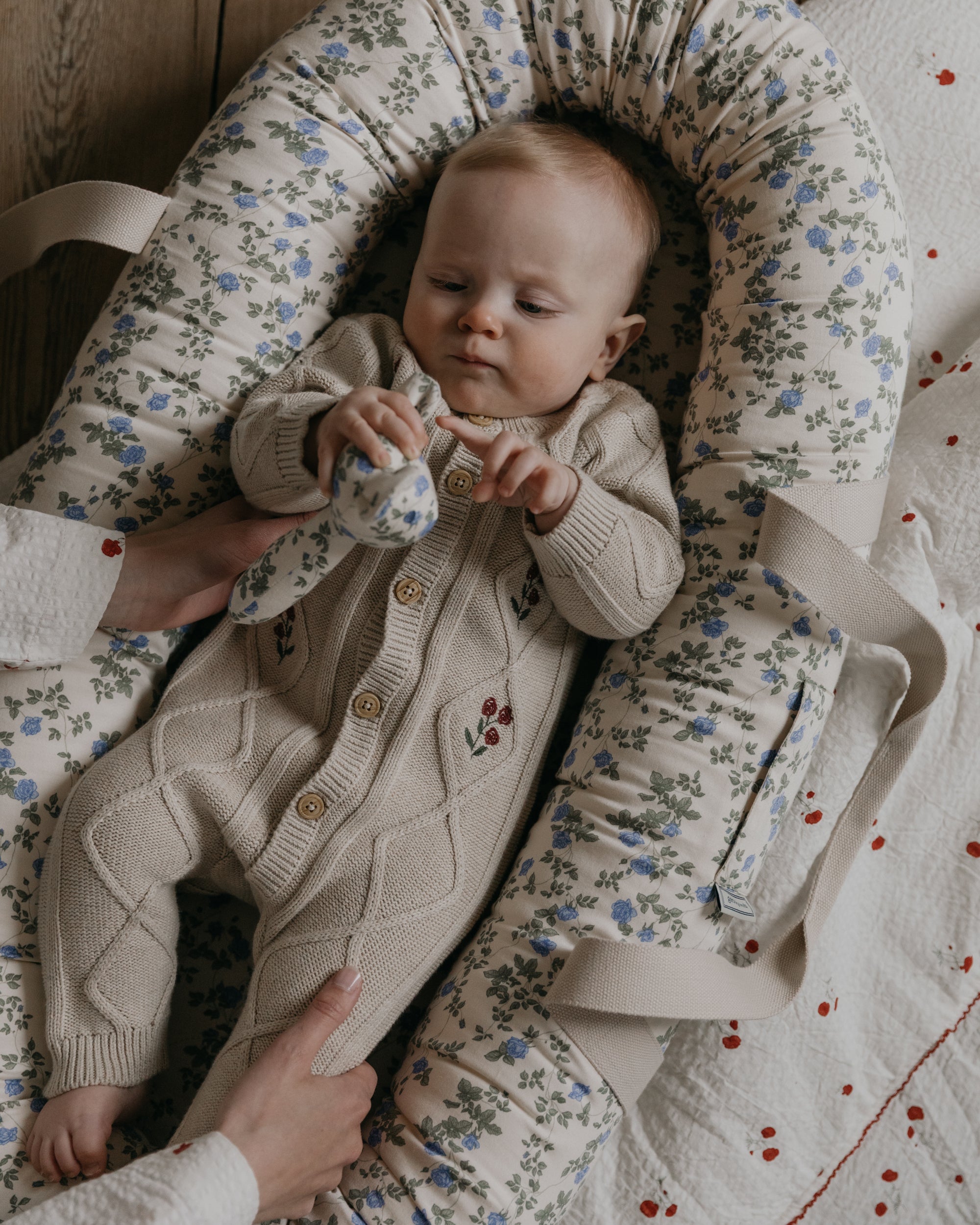 Embroidery Knitted Onesie