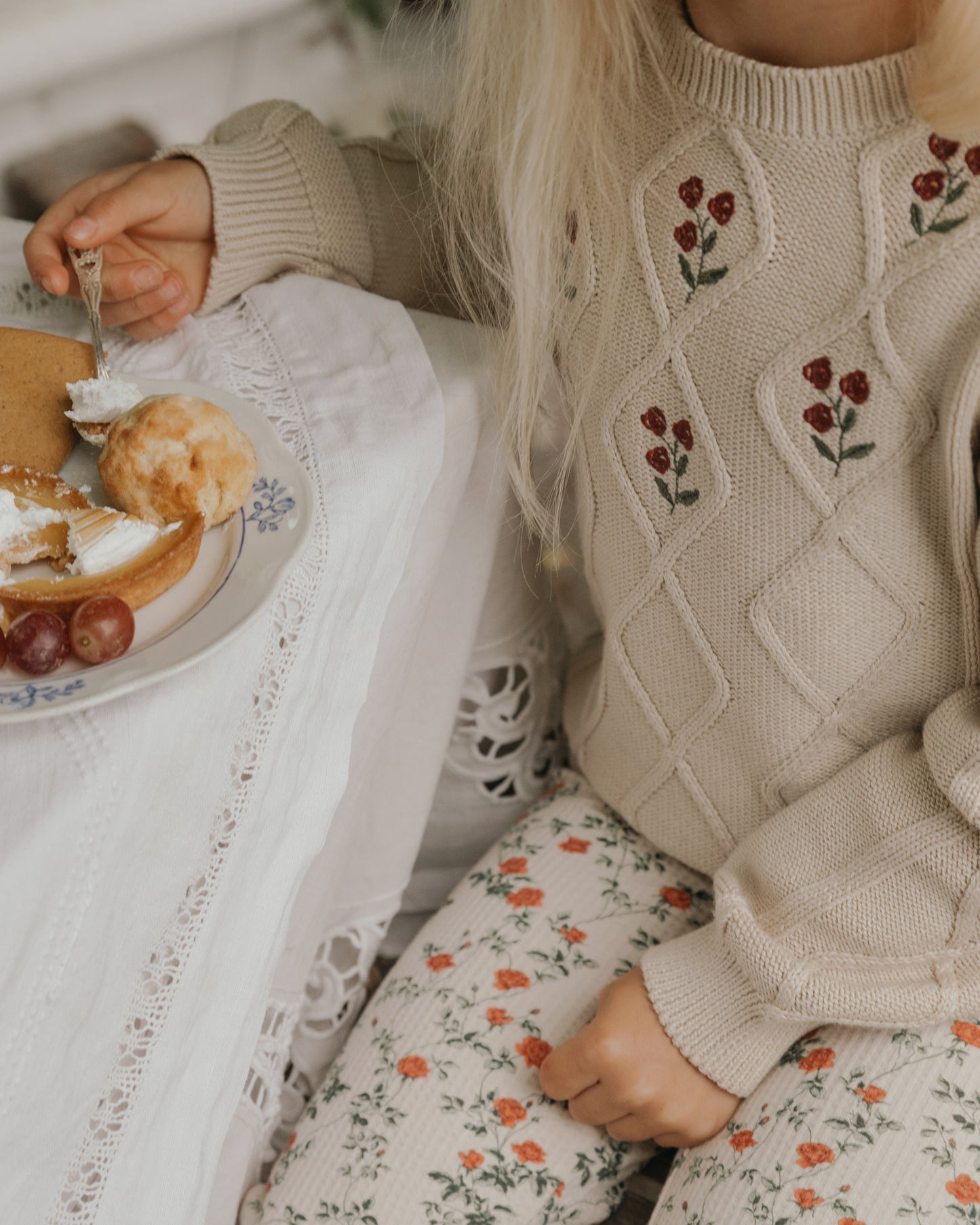 Embroidery Knitted Sweater