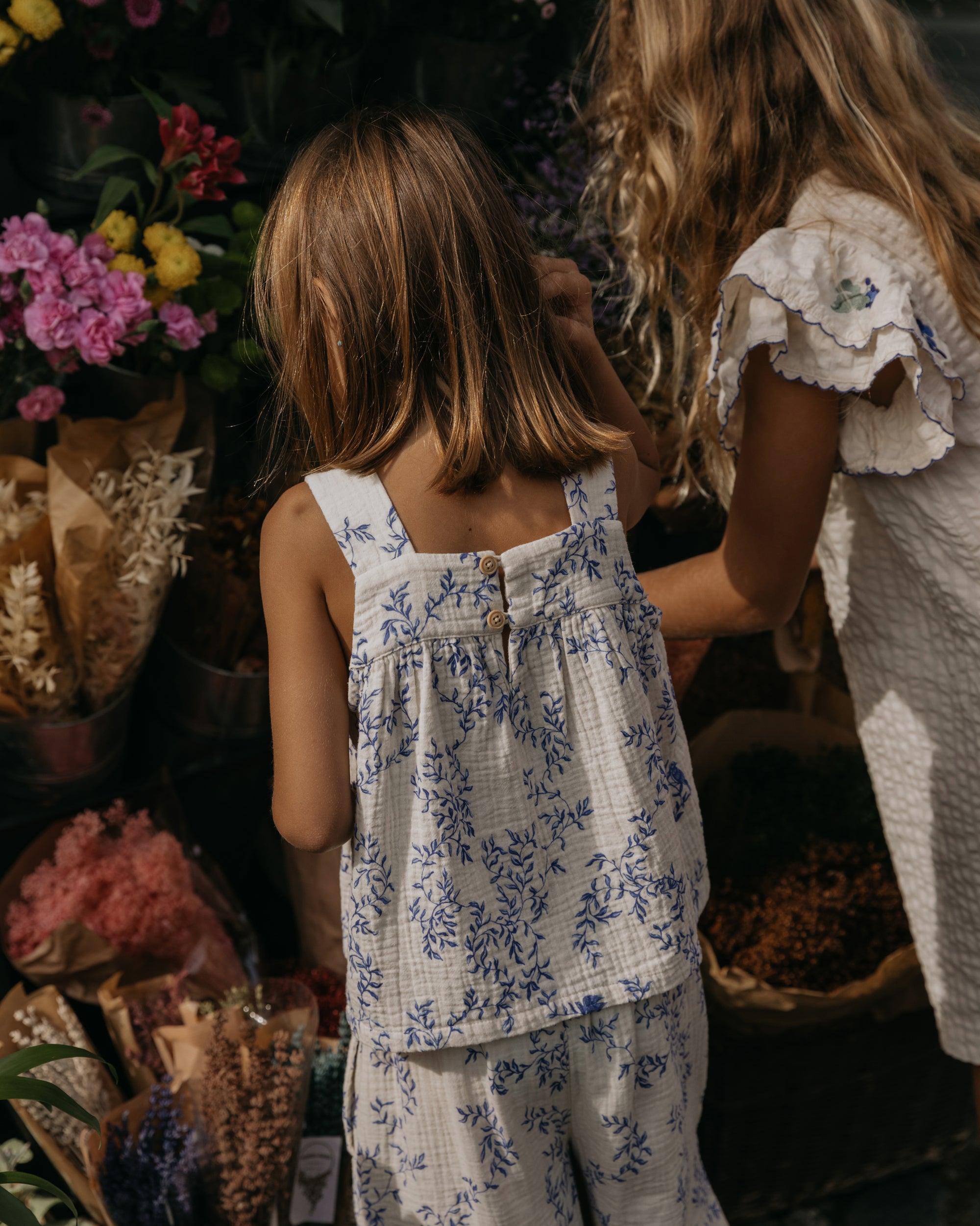  Image of Muslin Sleeveless Top