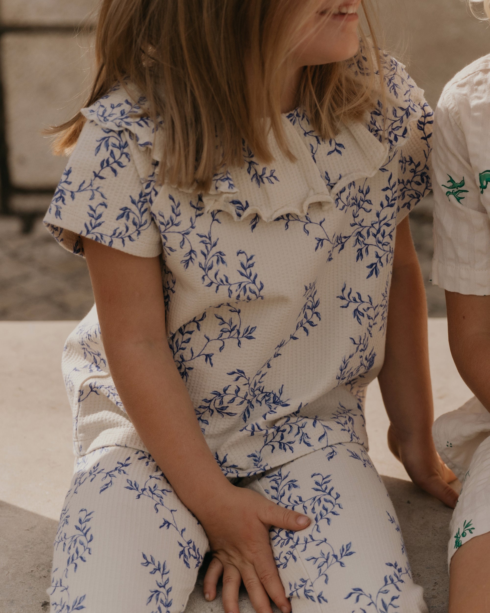  Image of Structured Jersey Blouse