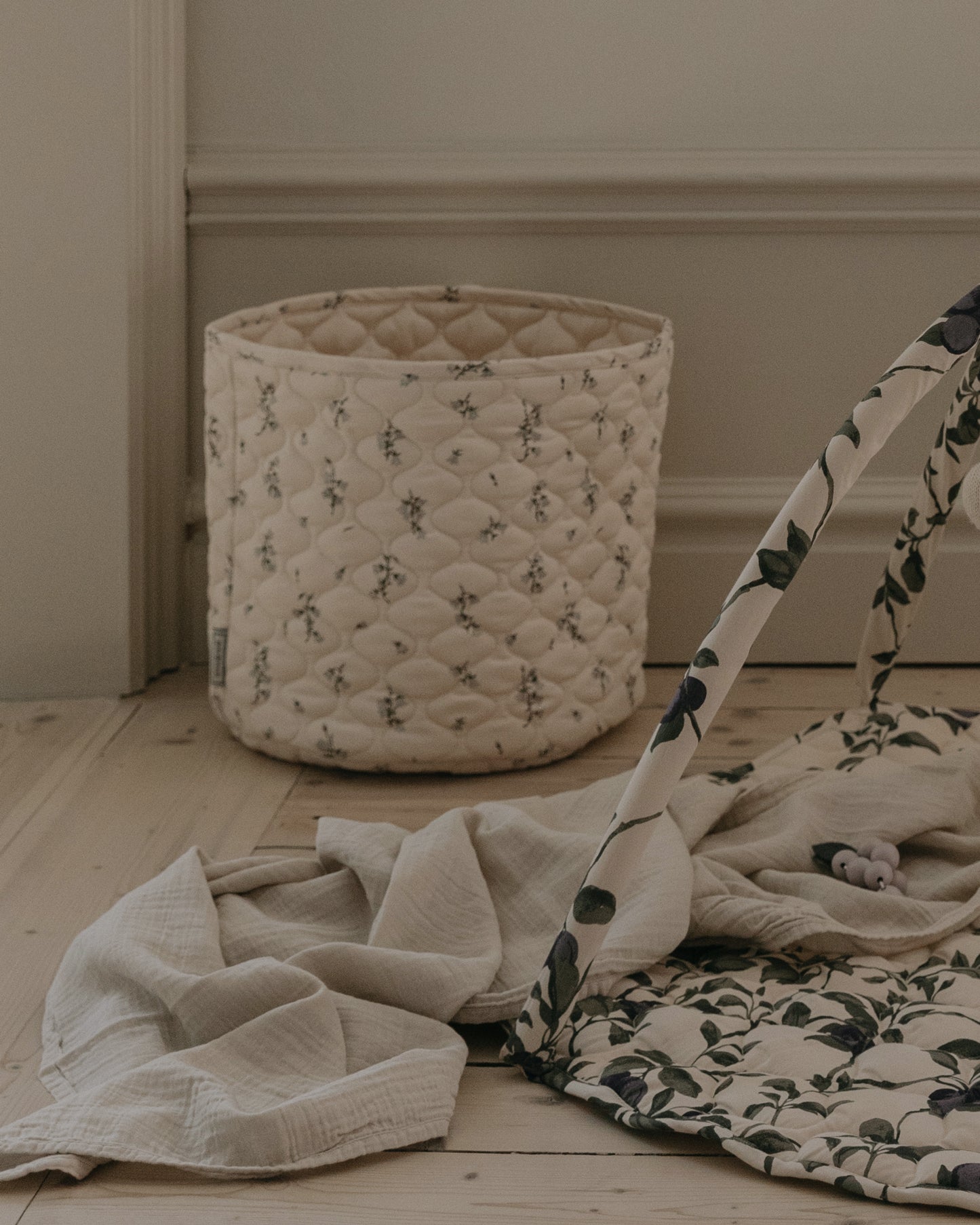 Satin Quilted Basket