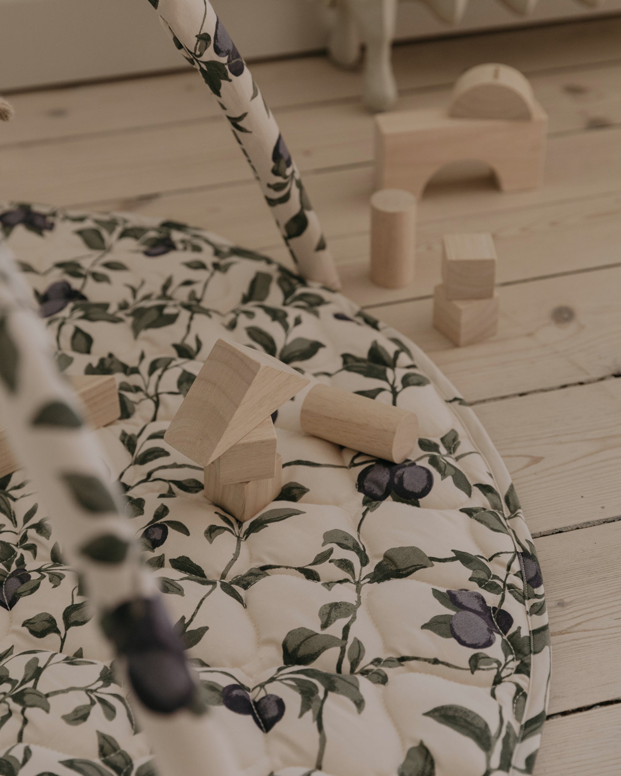  Image of Satin Quilted Activity Playmat