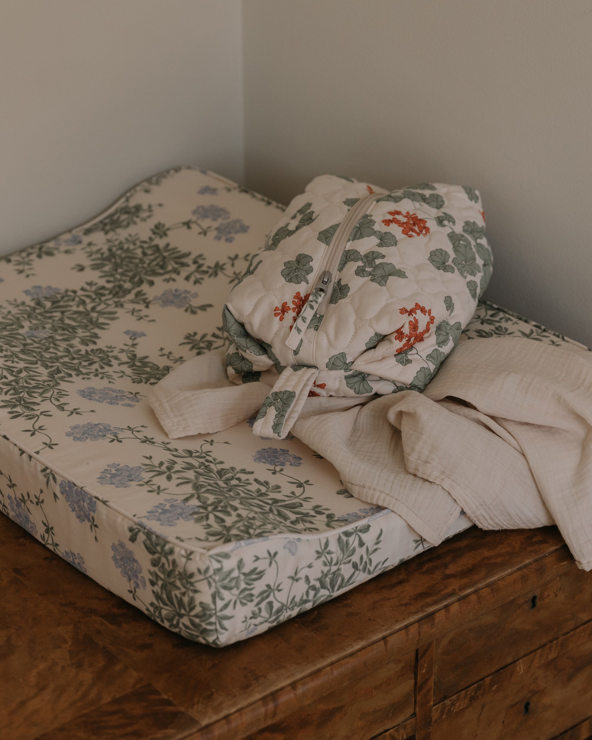  Image of Satin Quilted Toiletry Bag Medium