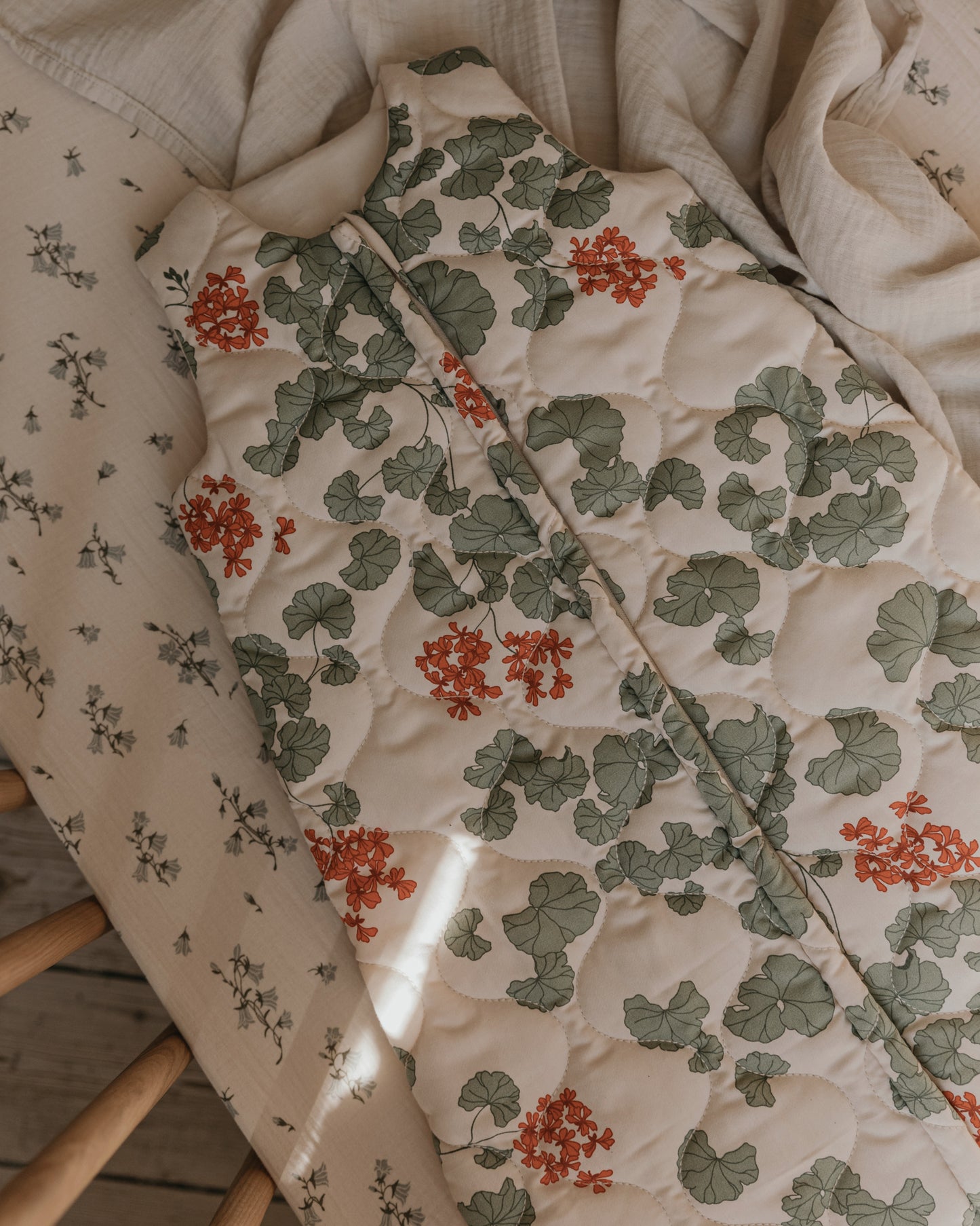 Satin Quiltad Sovpåse 