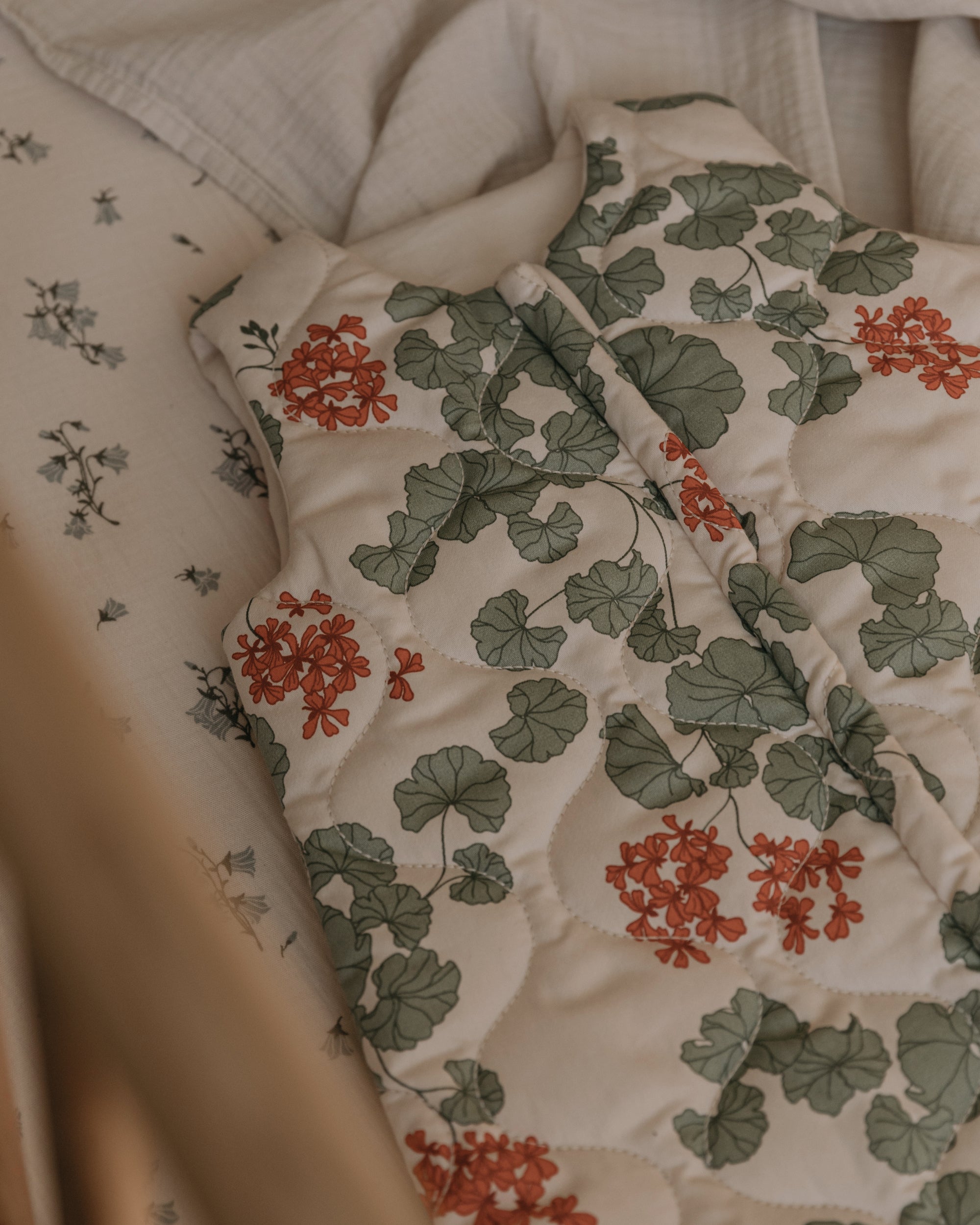 Satin Quiltad Sovpåse 