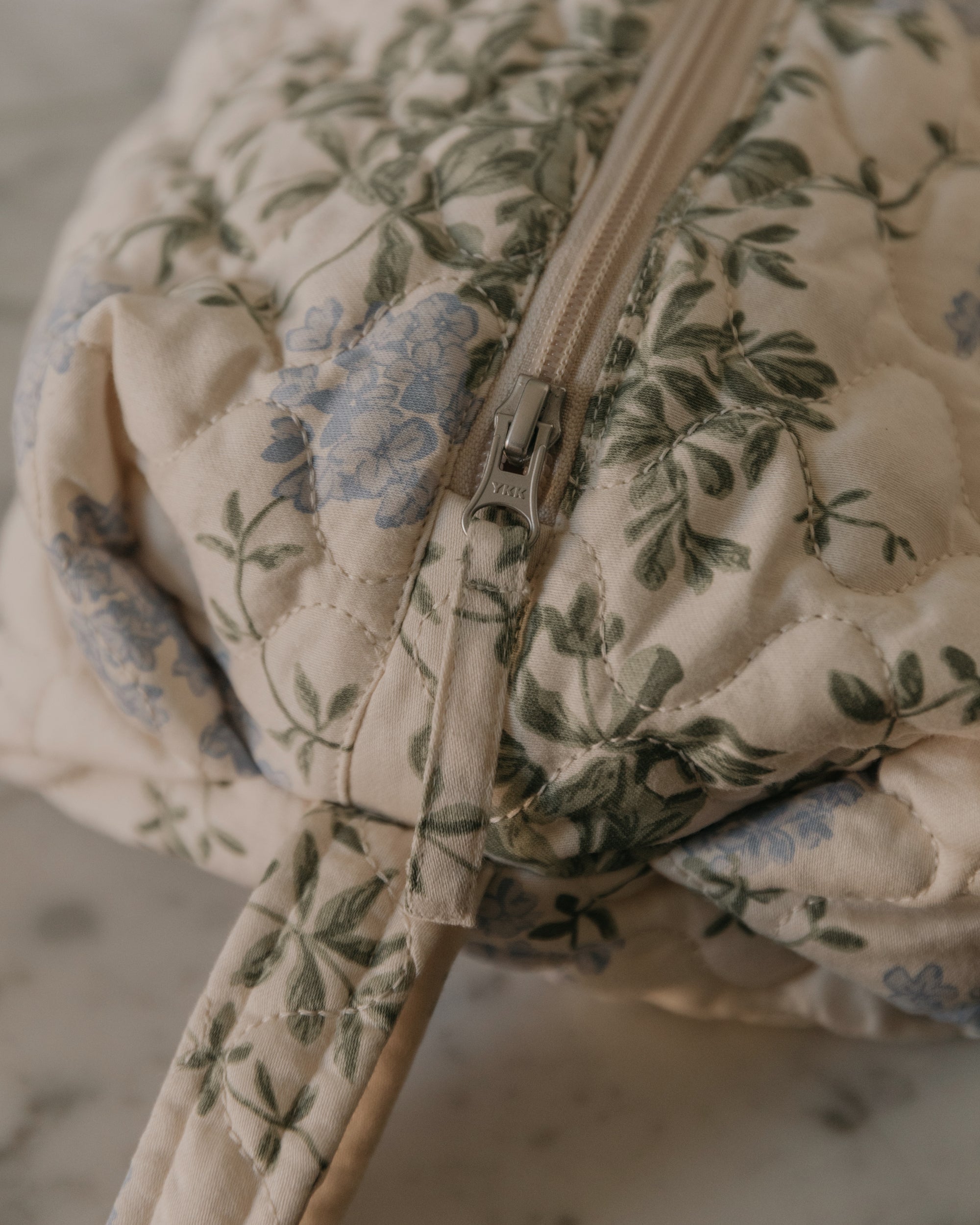  Image of Satin Quilted Toiletry Bag Medium