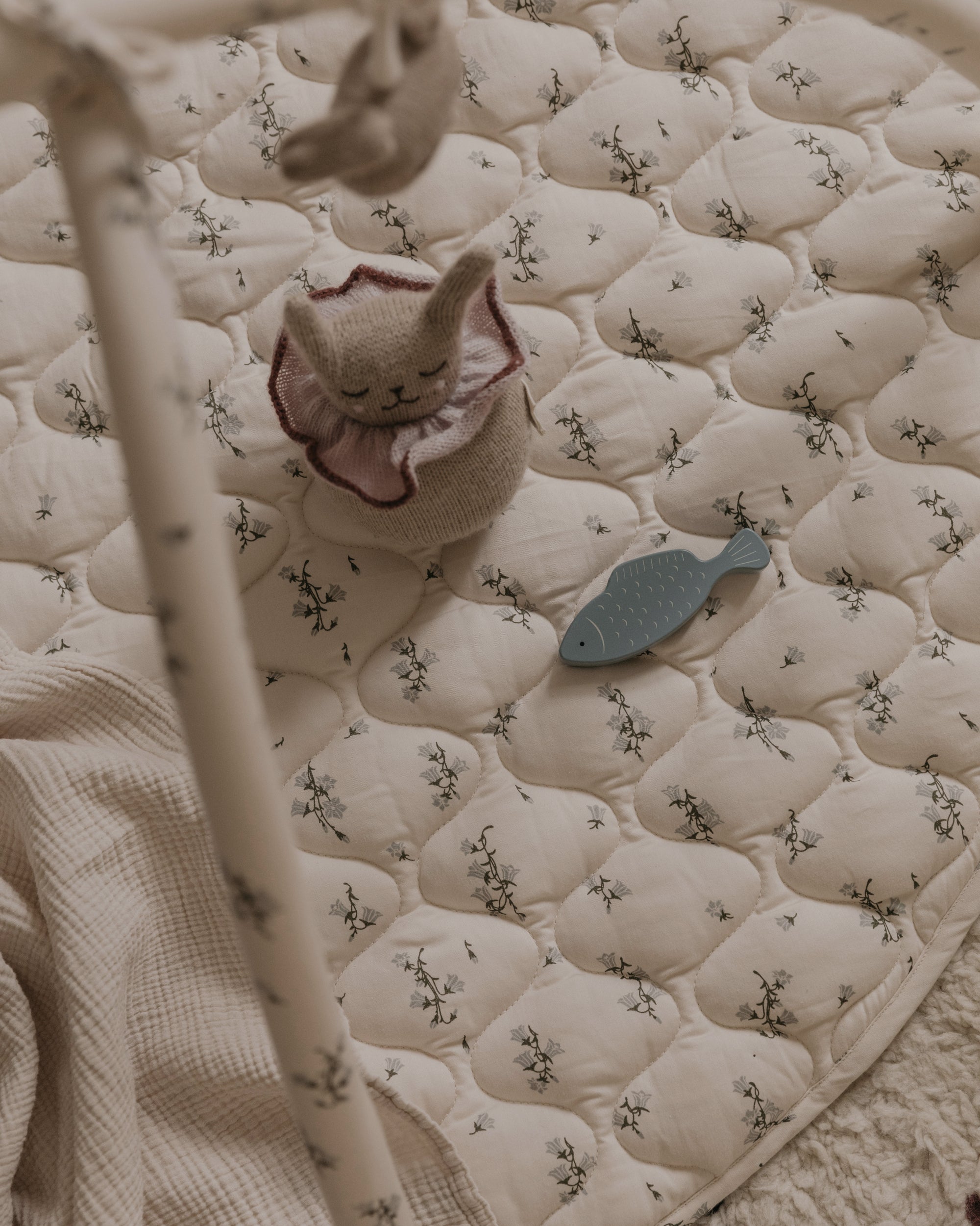  Image of Satin Quilted Activity Playmat