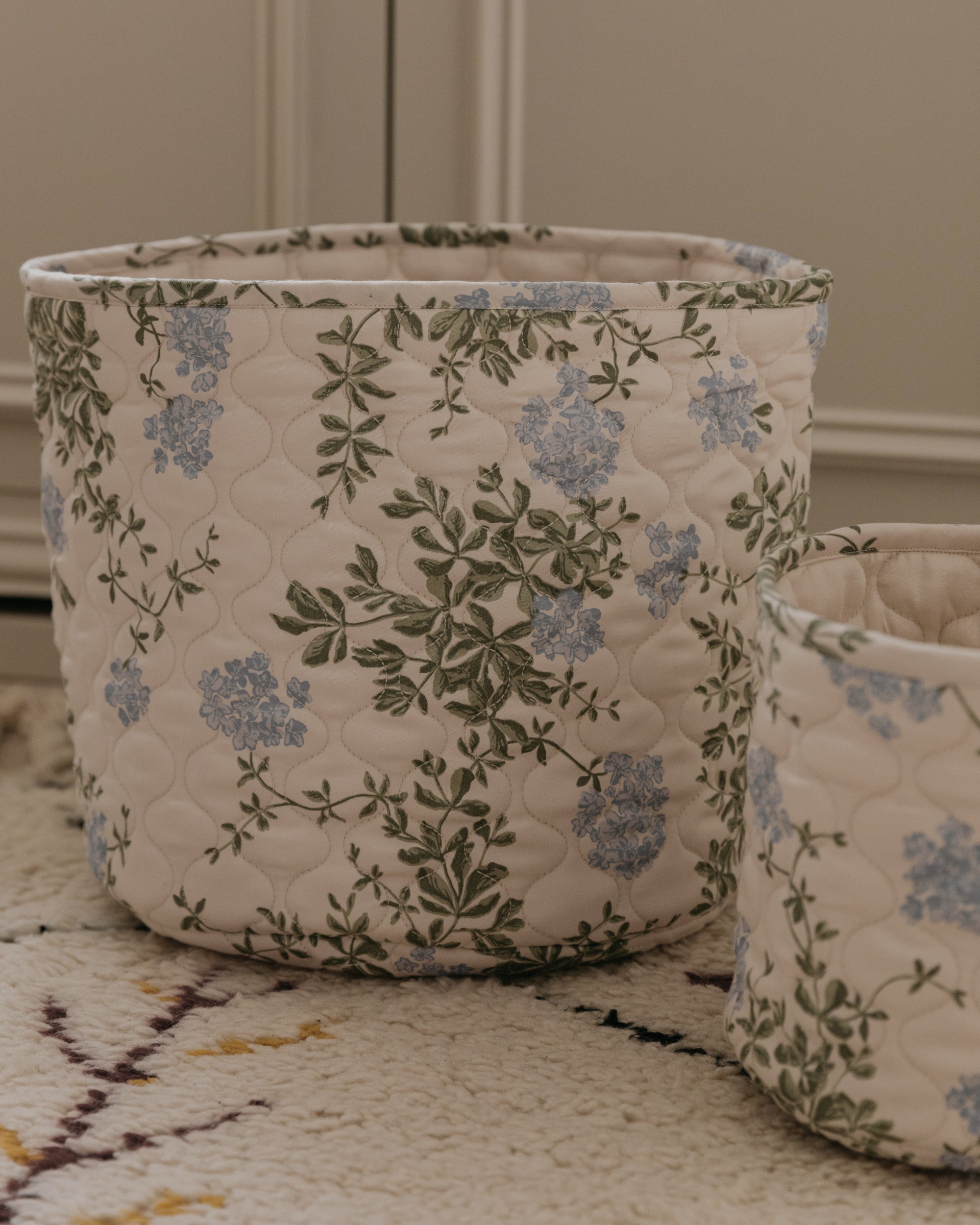 Satin Quilted Basket