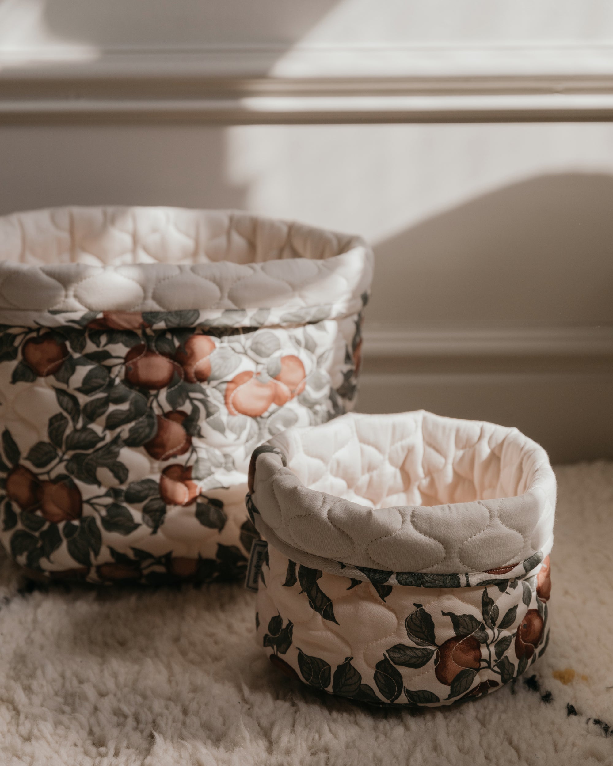  Image of Satin Quilted Basket