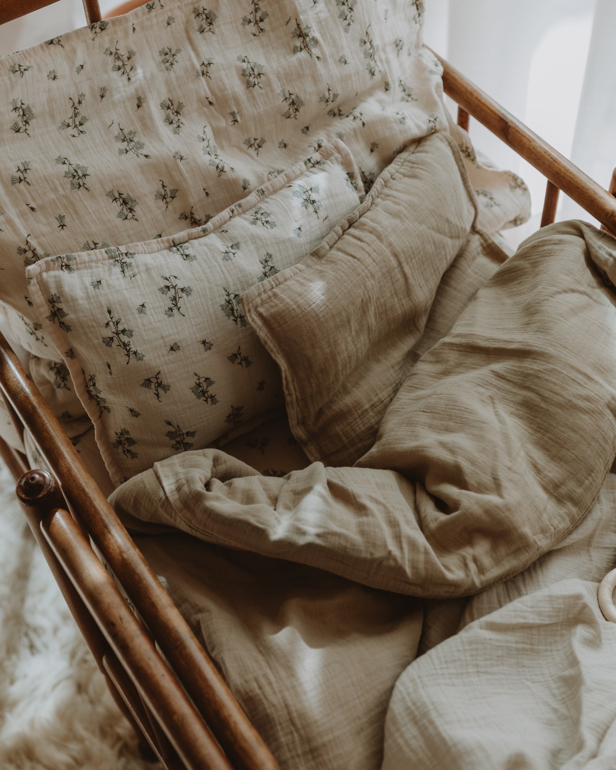  Image of Muslin Bed Set Baby