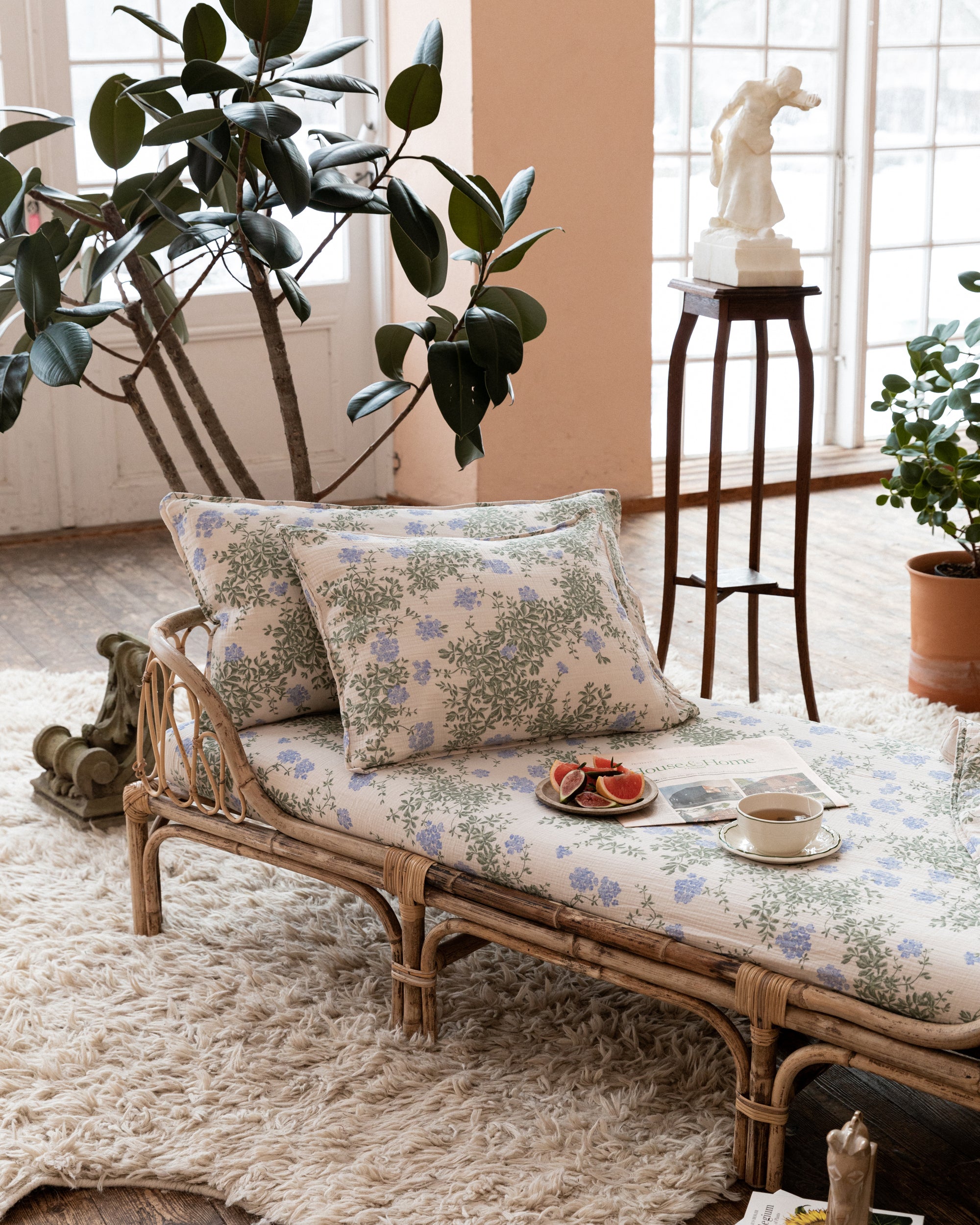  Image of Muslin Fitted Sheet Single