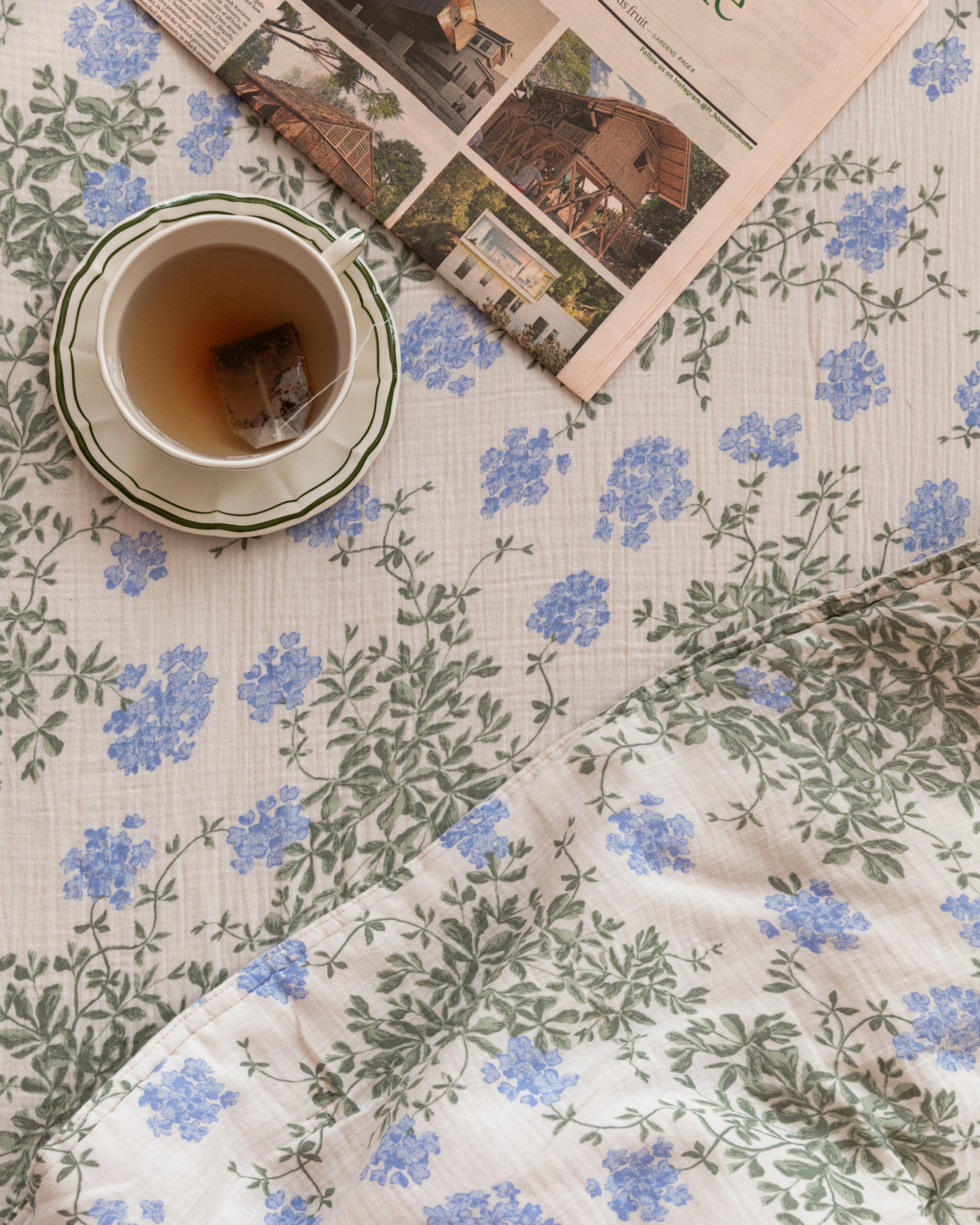  Image of Muslin Fitted Sheet Double