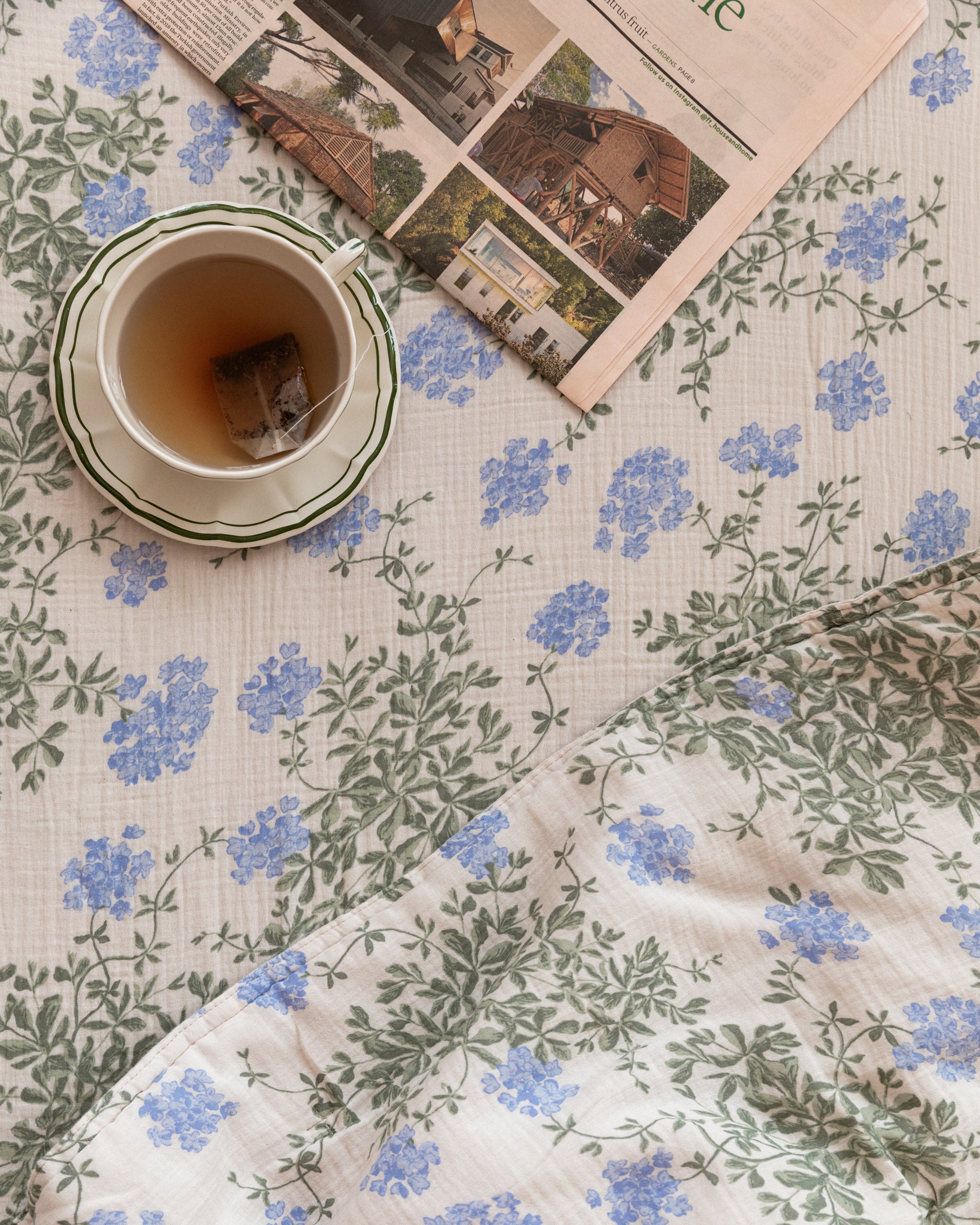  Image of Muslin Fitted Sheet Junior