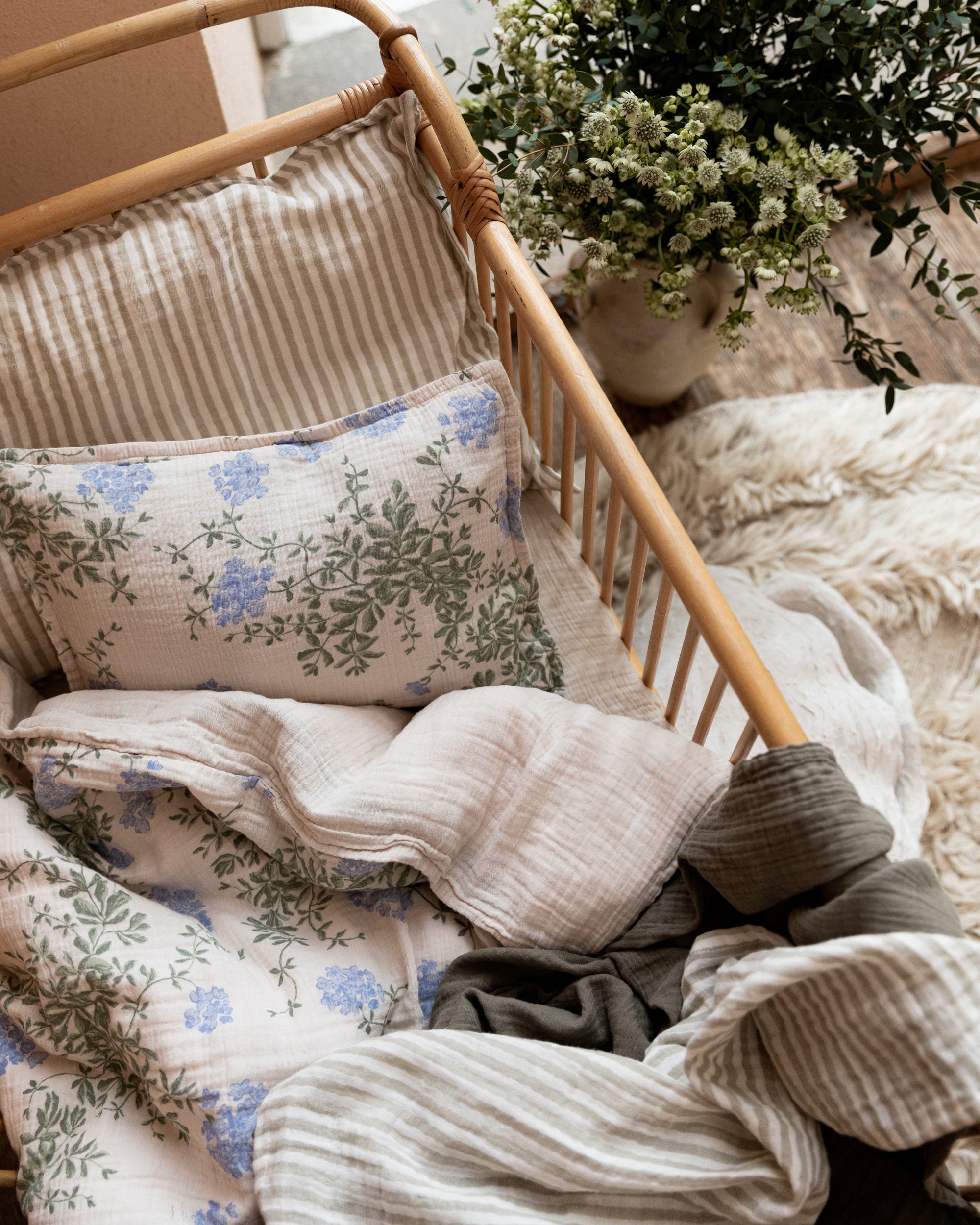  Image of Muslin Bed Set Baby