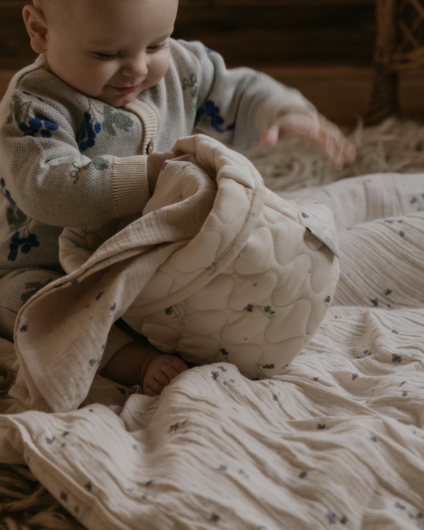 Satin Quiltade Korgar