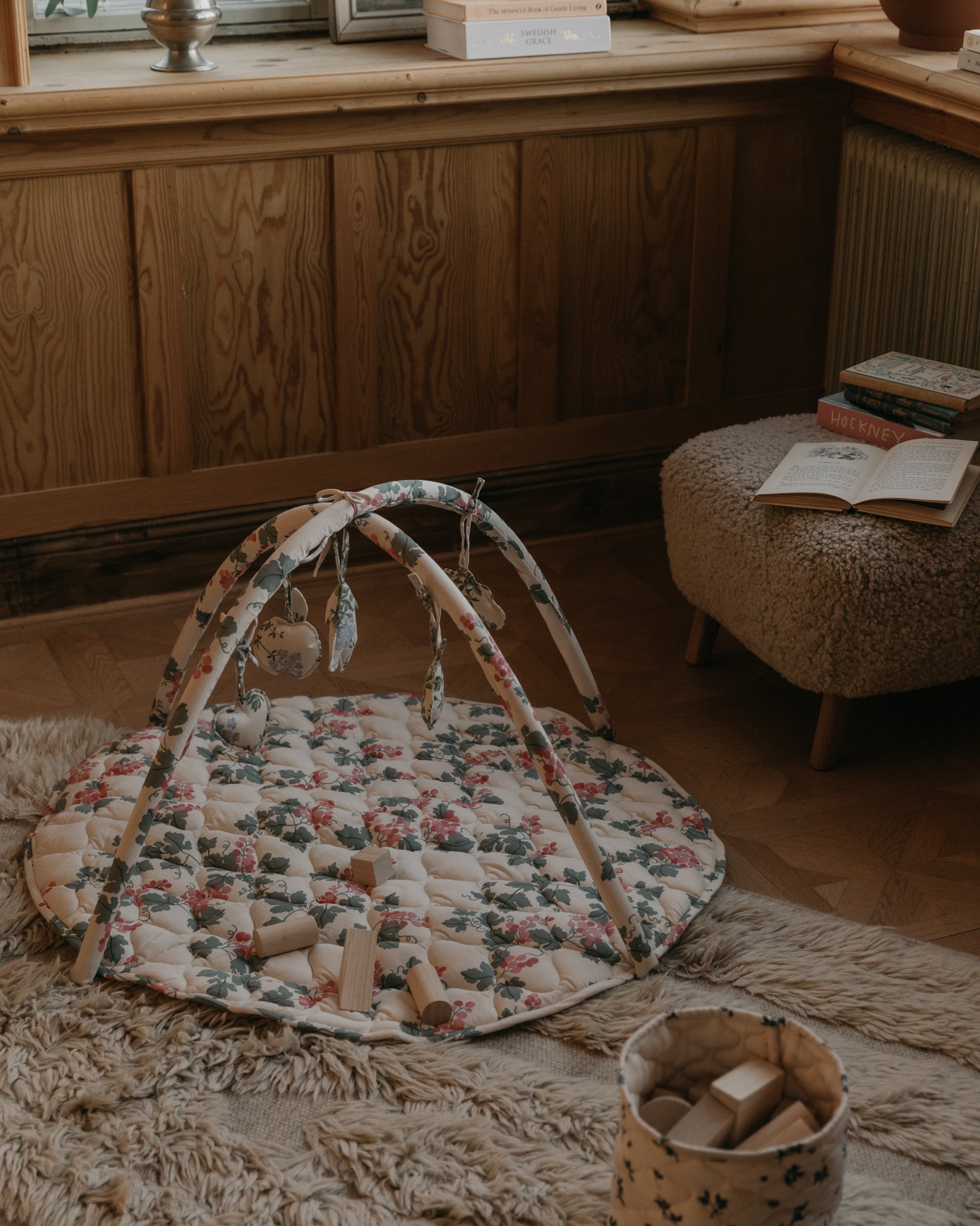  Image of Satin Quilted Activity Playmat