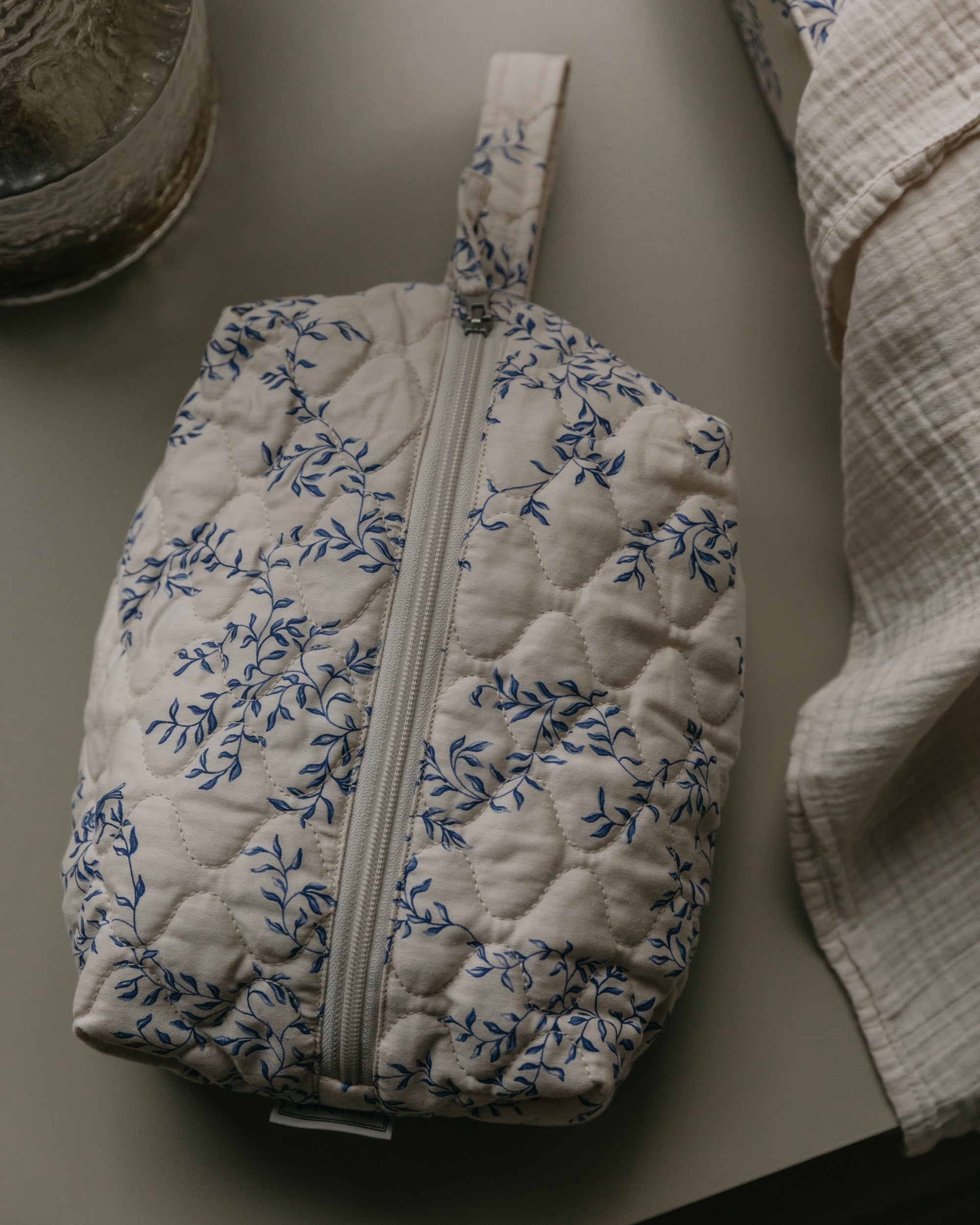 Quilted Toiletry Bag
