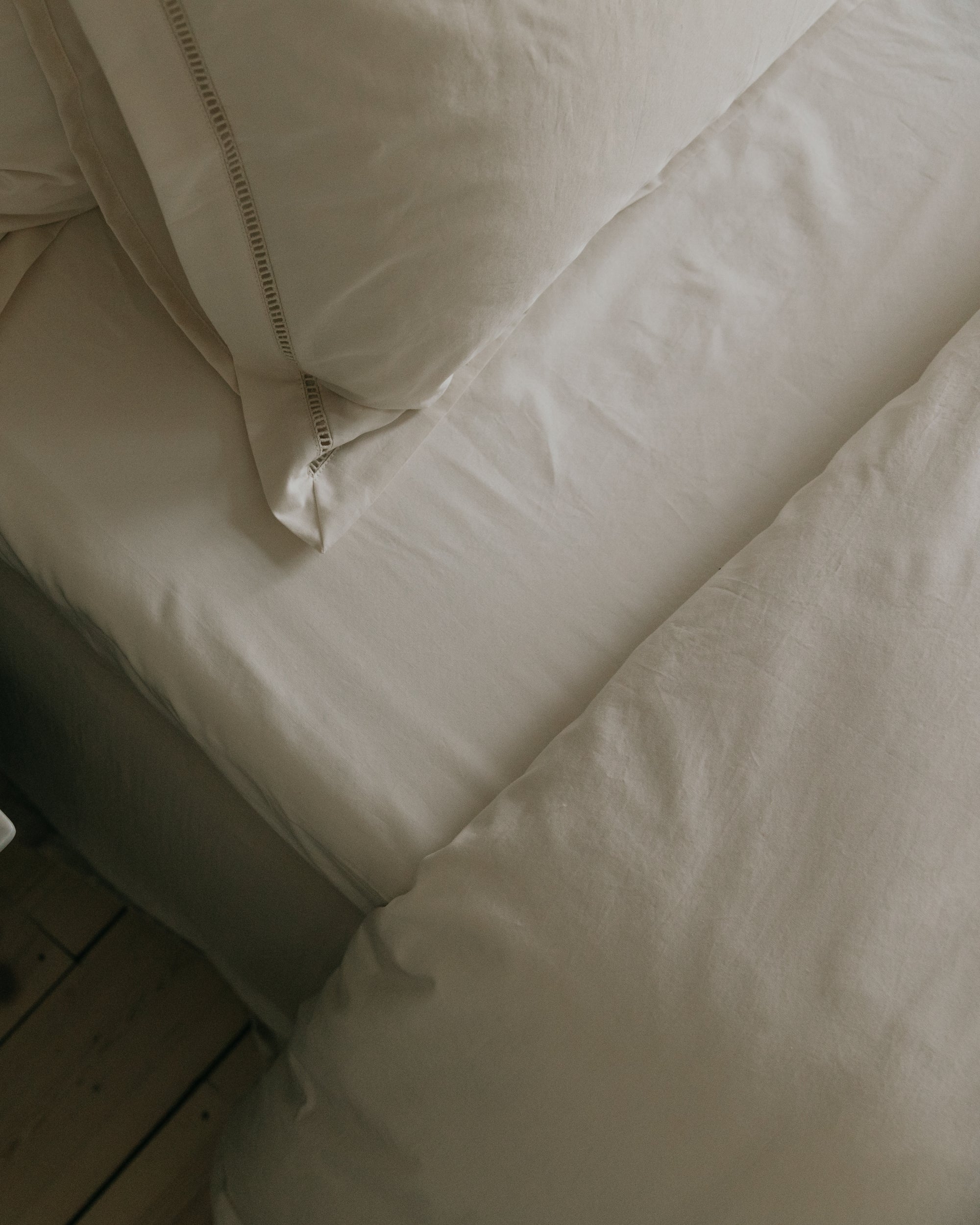 Ladder Lace Fitted Sheet Single