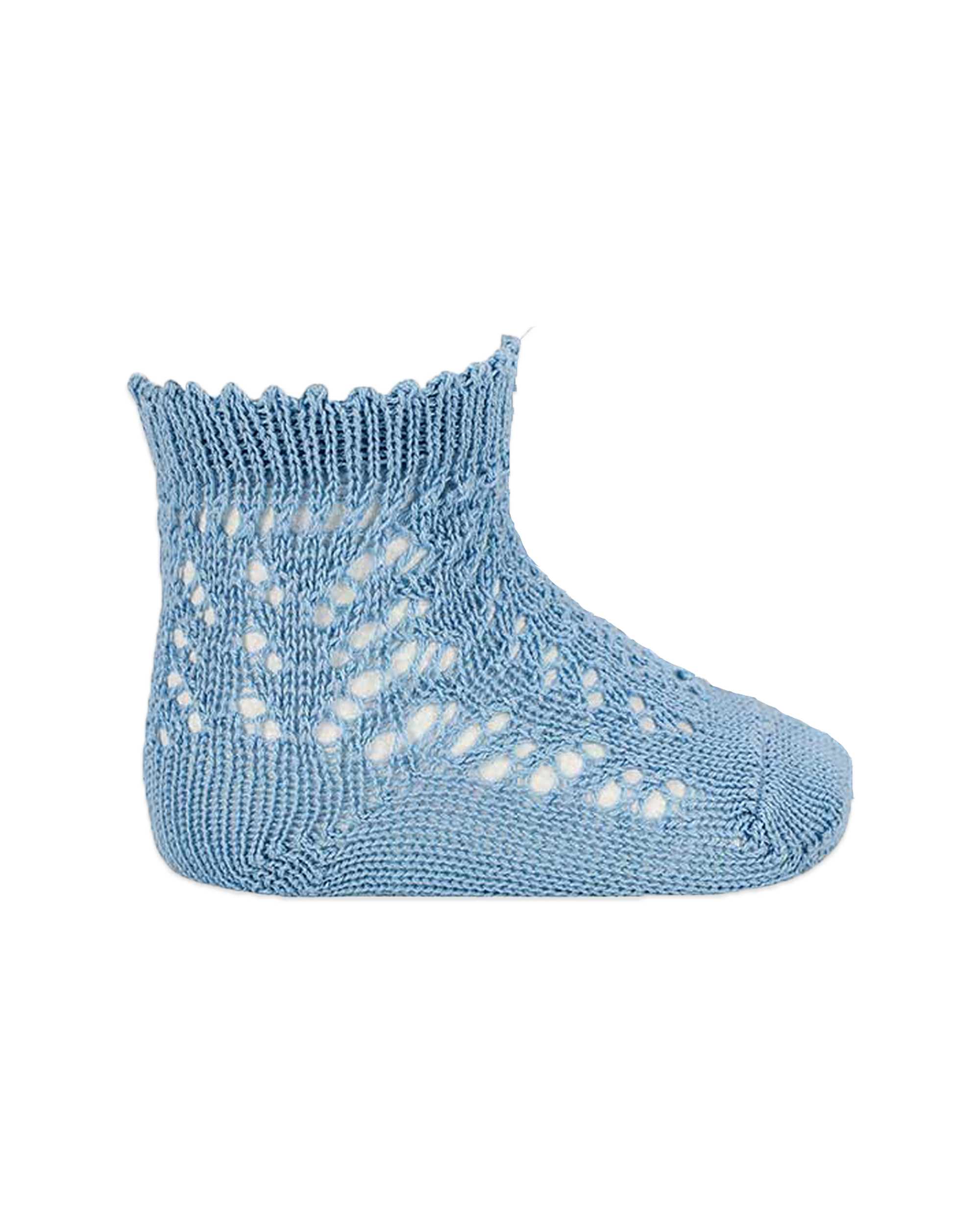  Image of Perle Cotton Openwork Socks Kids