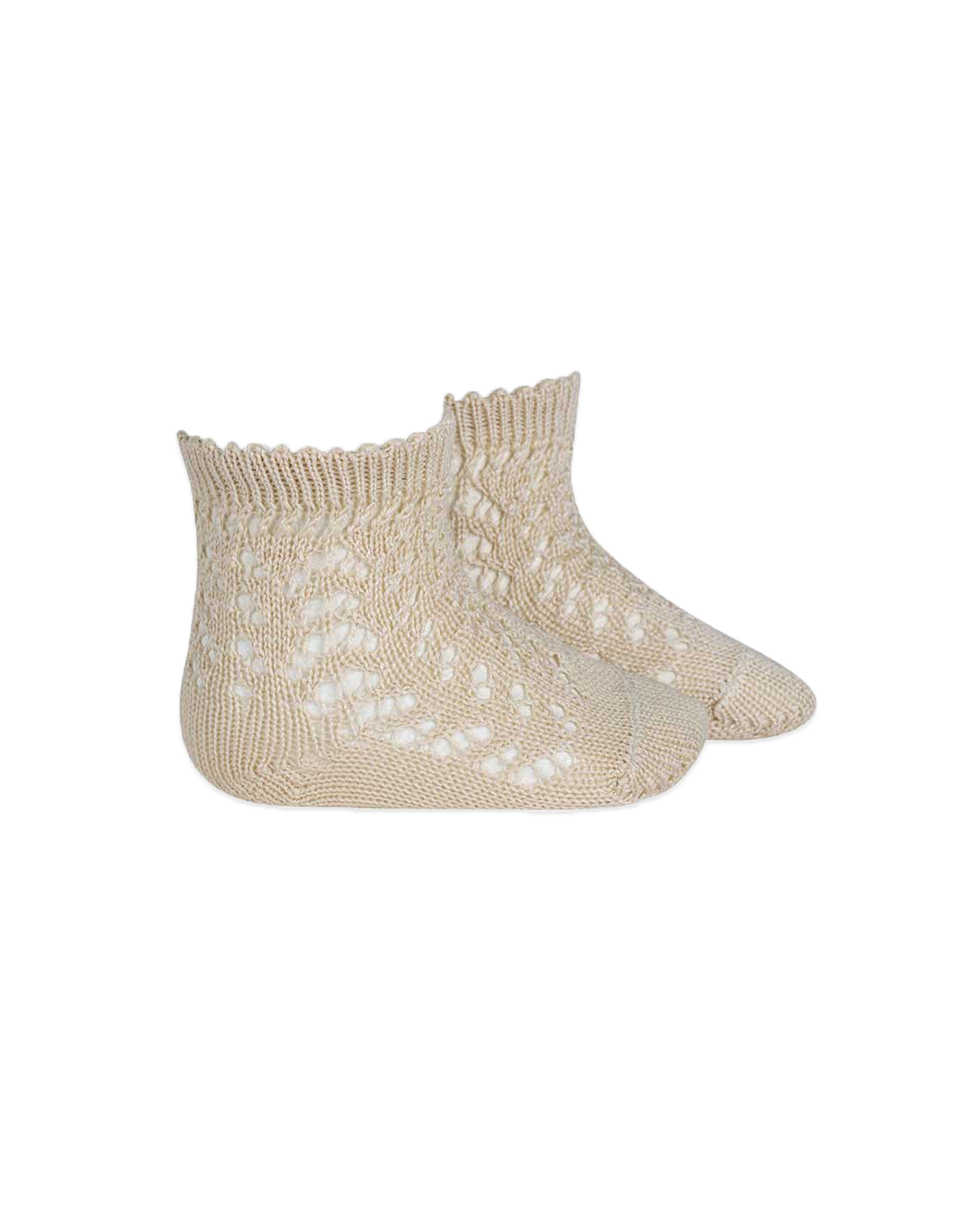  Image of Perle Cotton Openwork Socks