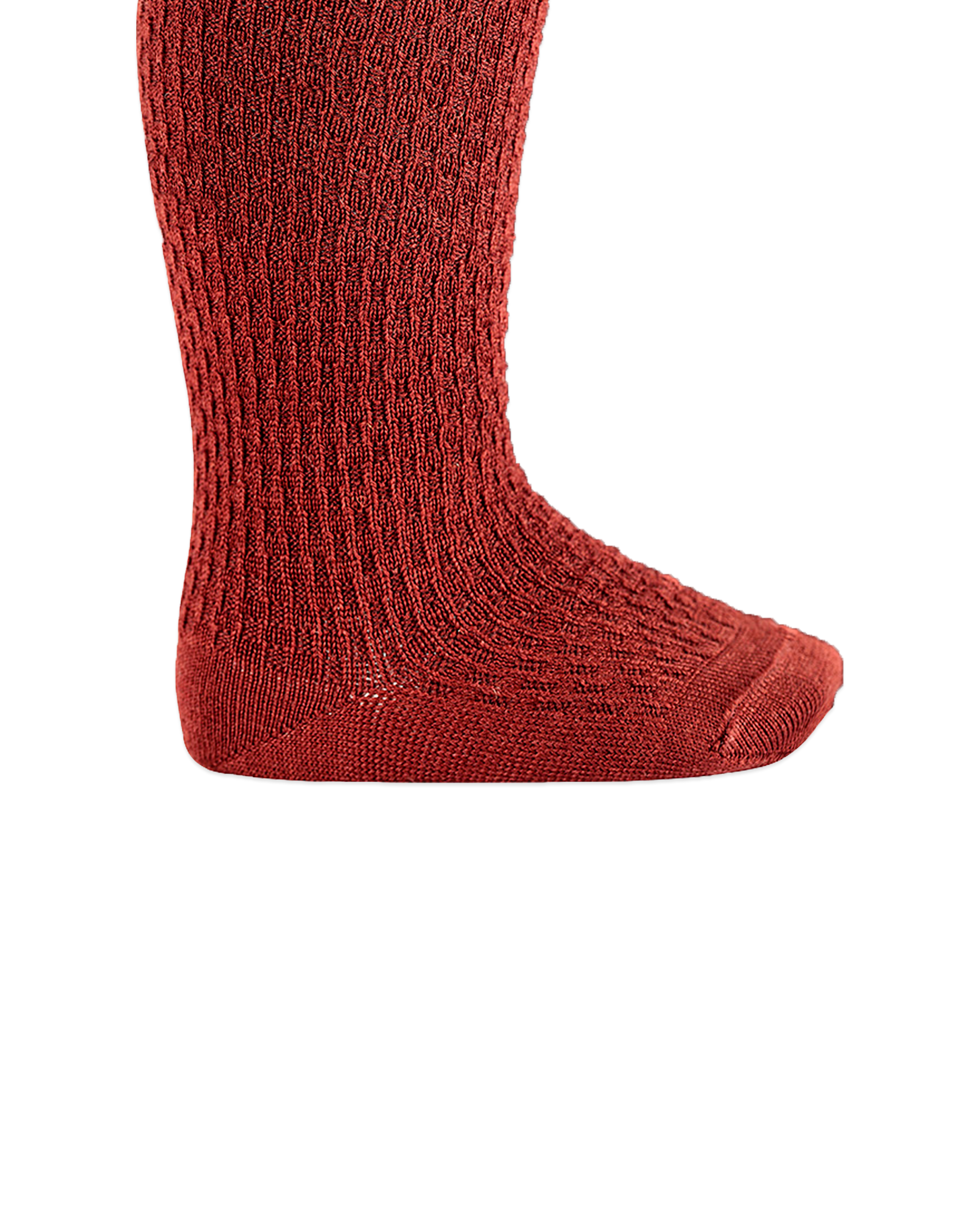  Image of Merino Wool-Blend Patterned Knee Socks Kids