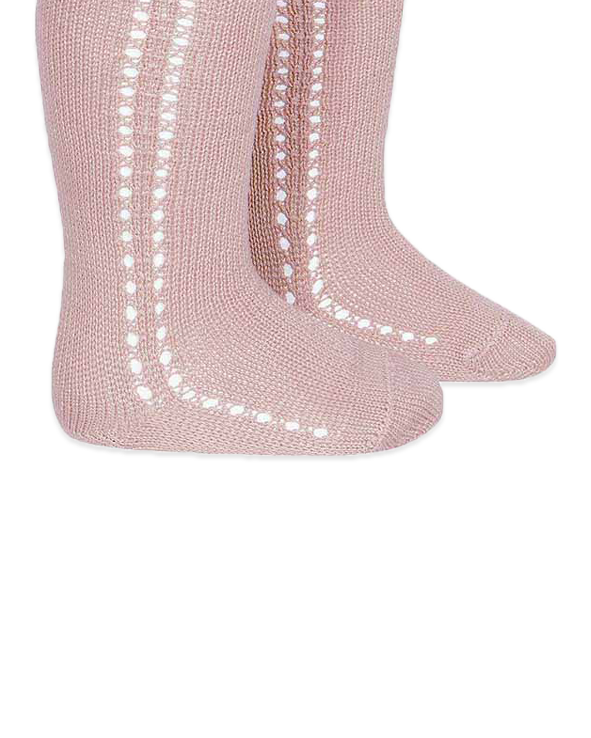  Image of Perle Knee-High Socks With Side Openwork Baby